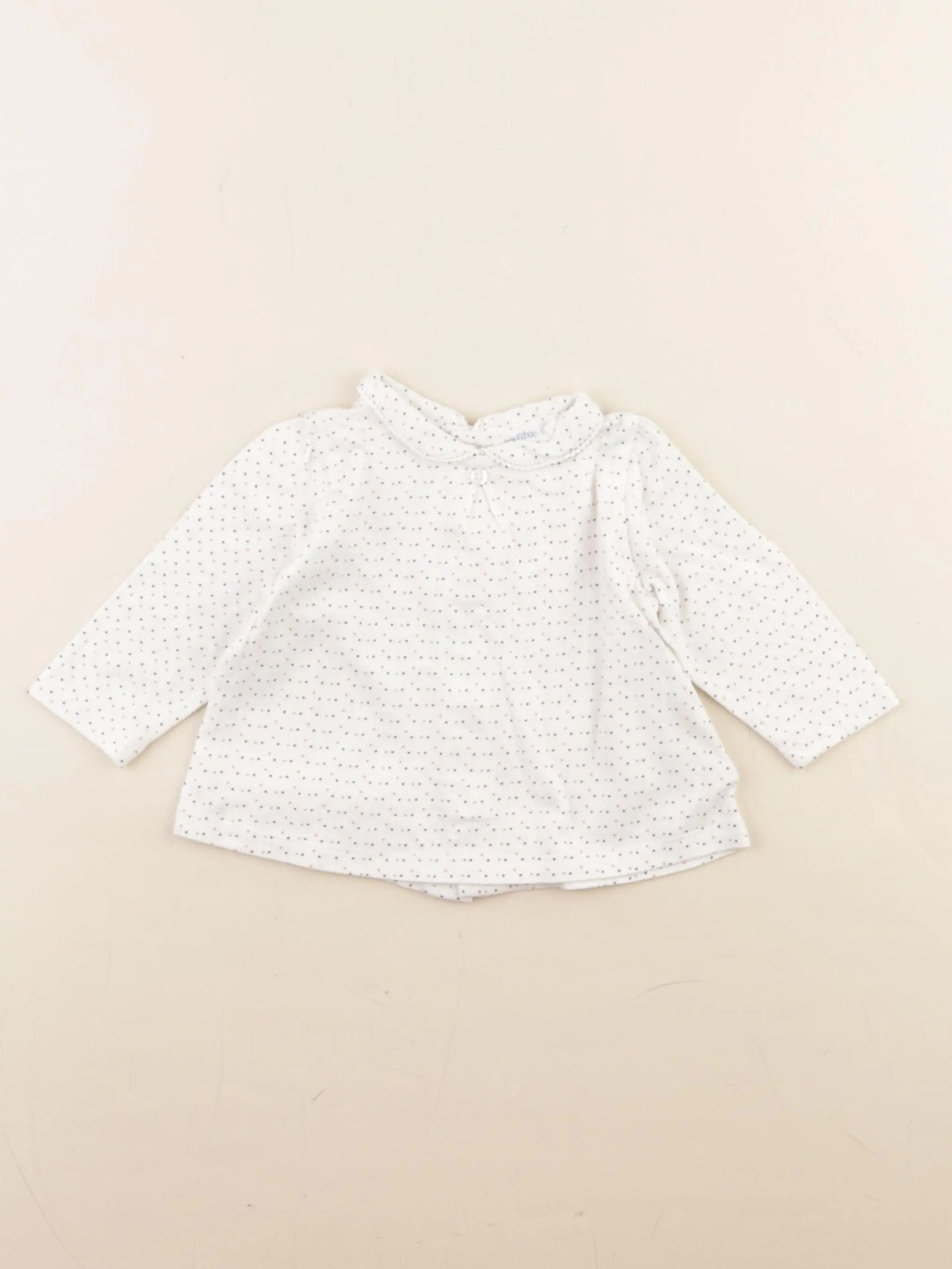 Boutchou - tee-shirt blanc, multicolore - 6 mois