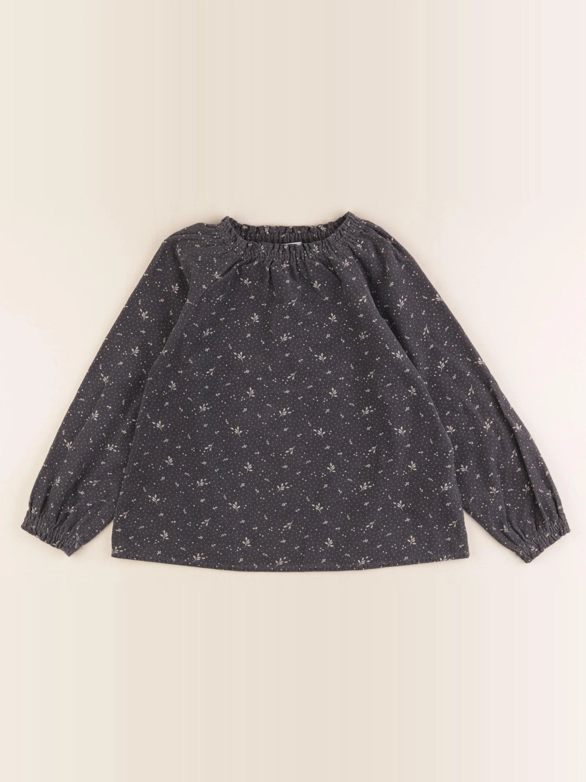 Vertbaudet - blouse gris - 8 ans