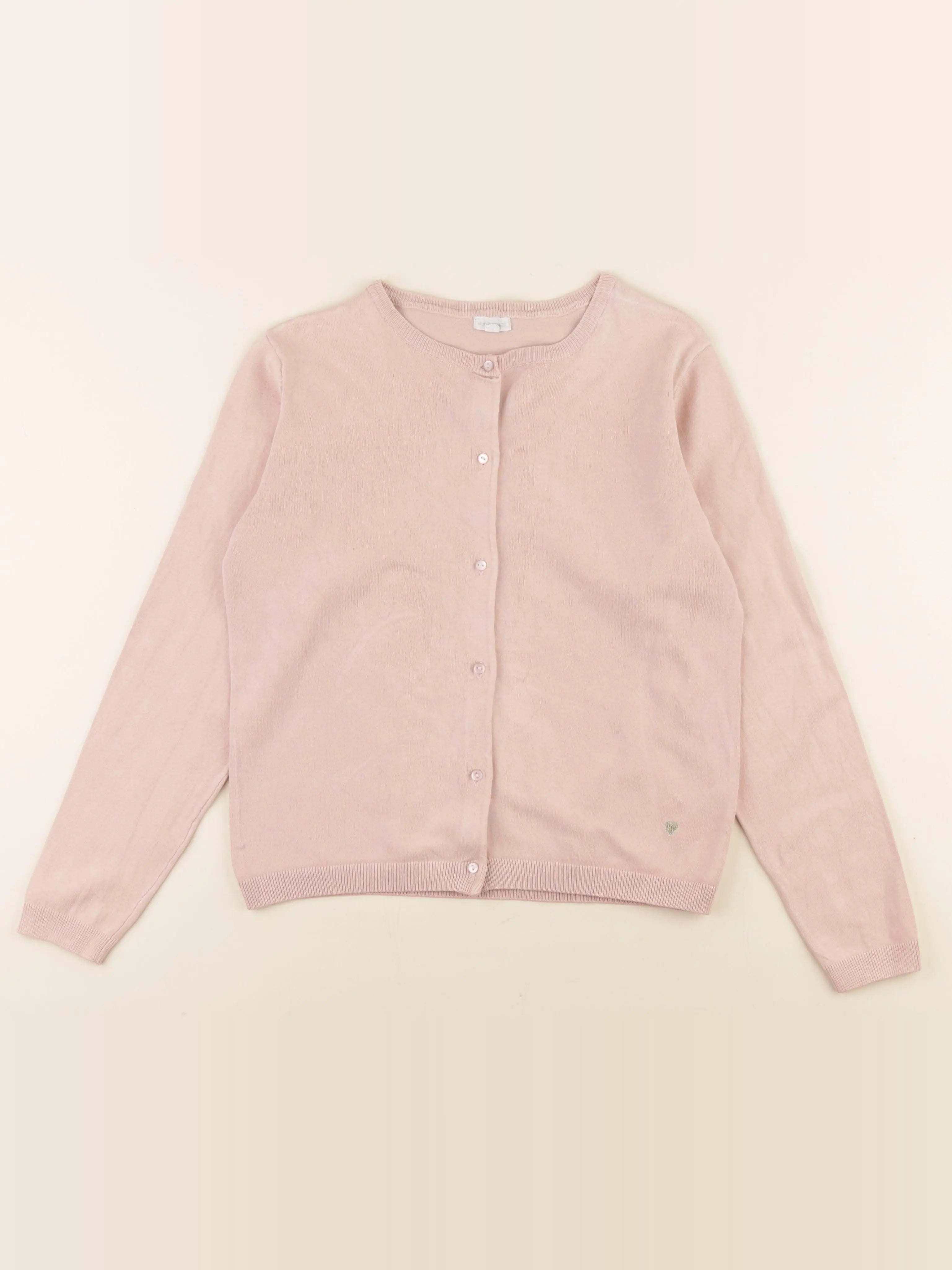Vertbaudet - gilet rose - 14 ans