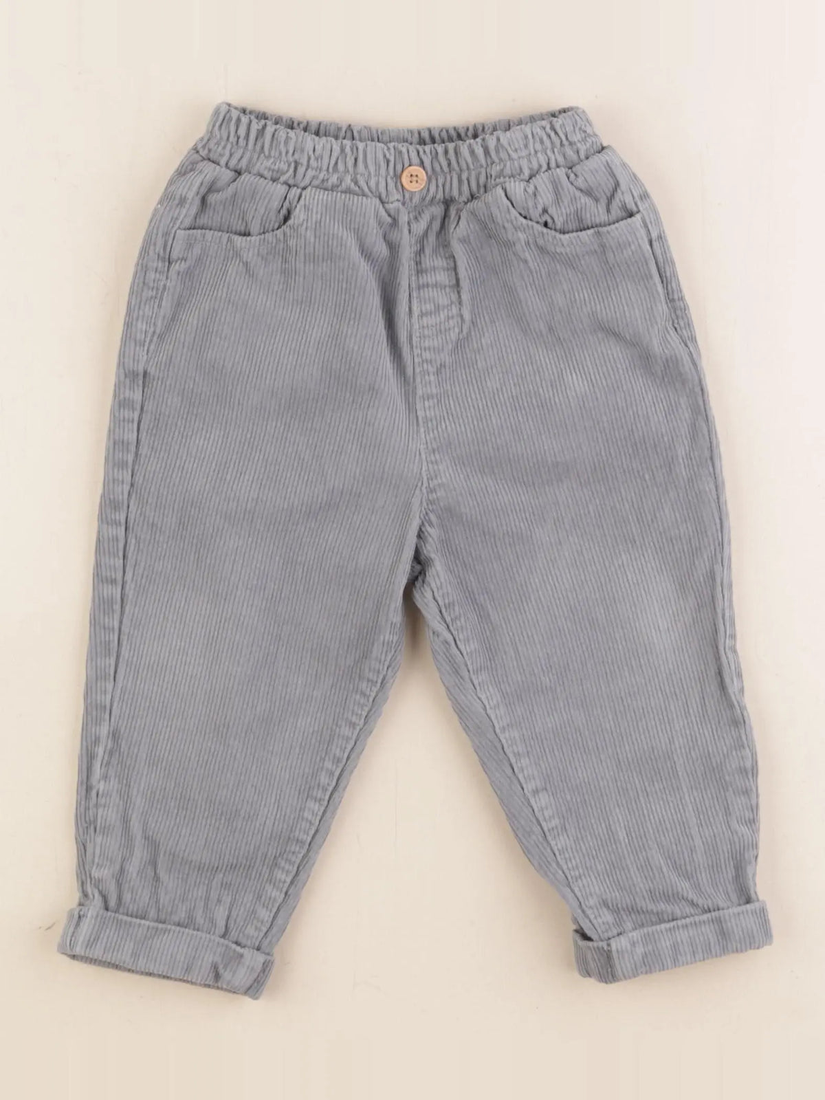 Vertbaudet - pantalon gris - 18 mois