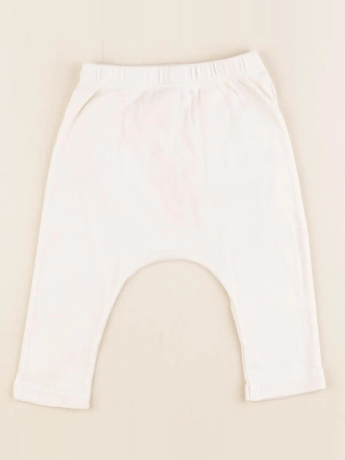 Petit Bateau - sarouel blanc - 6 mois