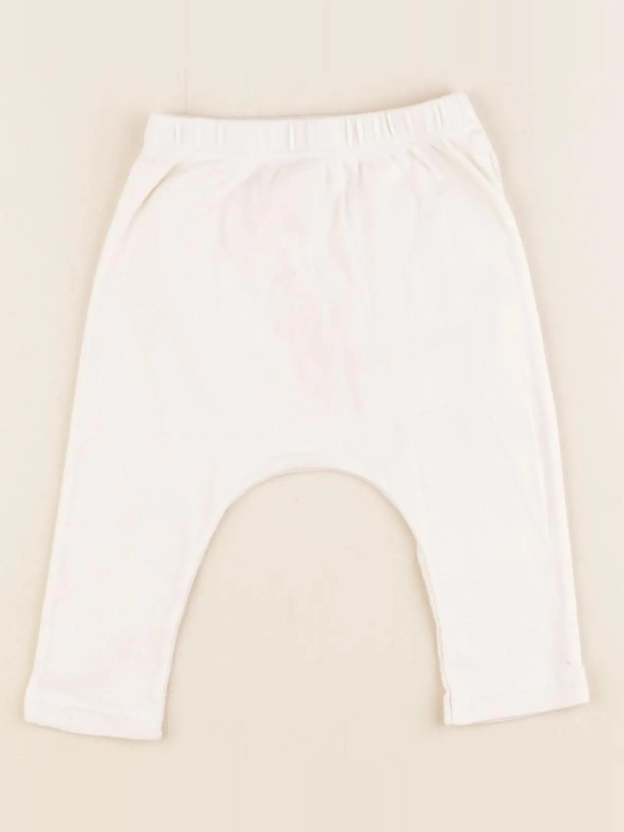 Petit Bateau - sarouel blanc - 6 mois