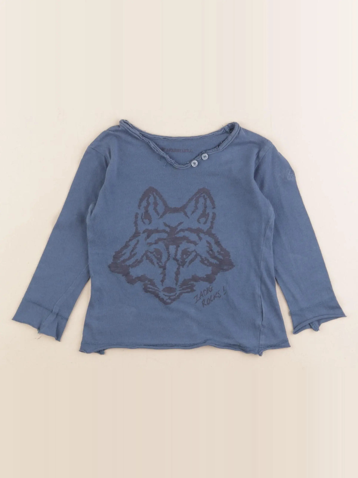 Zadig & Voltaire - tee-shirt bleu - 18 mois