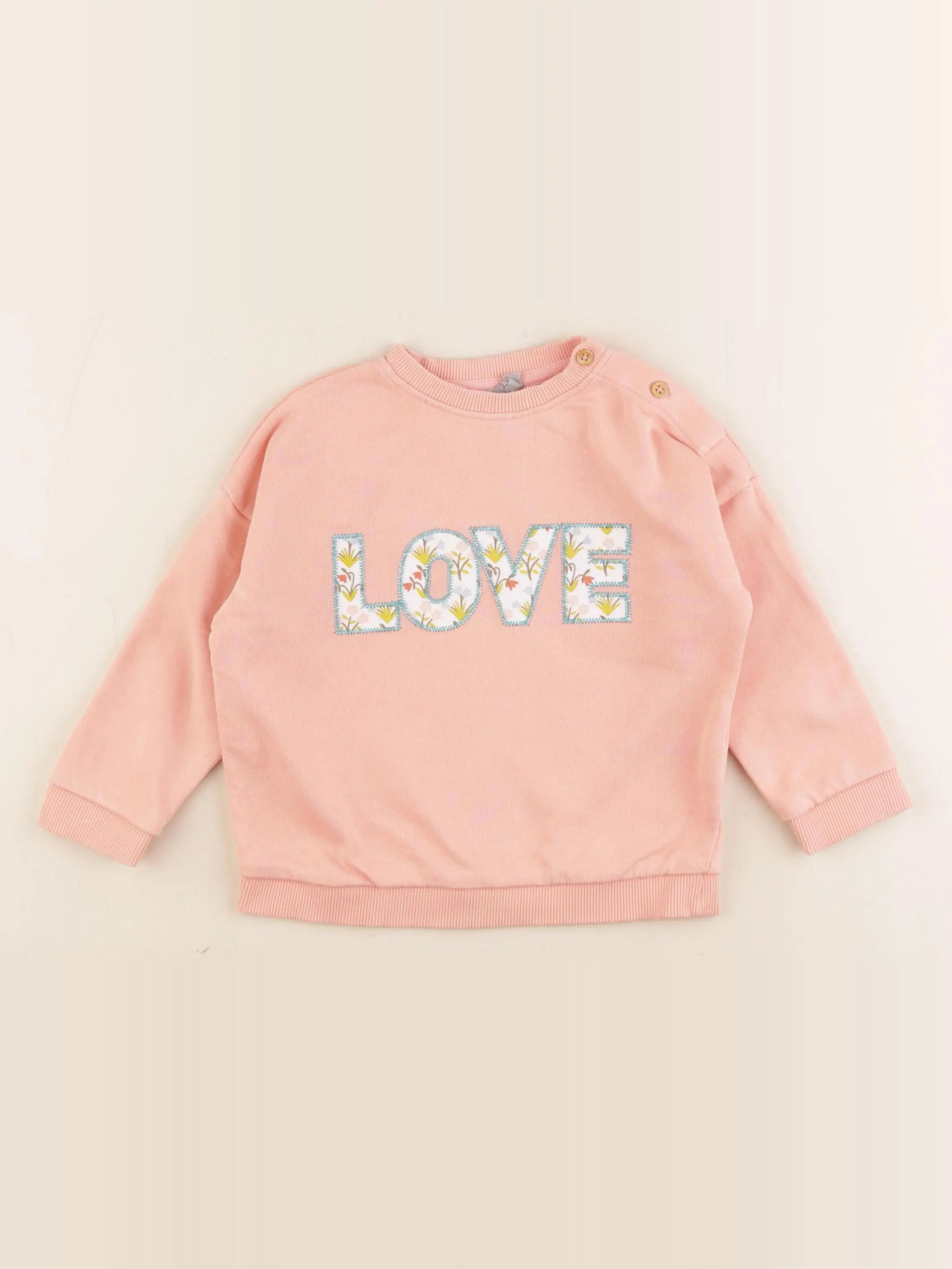 Boutchou - sweat rose - 24 mois