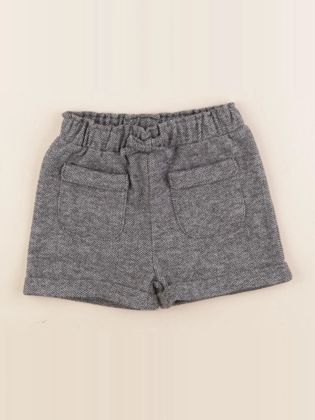 Vertbaudet - short gris - 18 mois