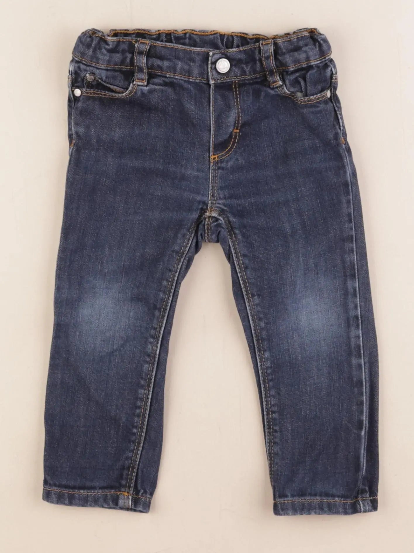 Petit Bateau - jean bleu - 18 mois
