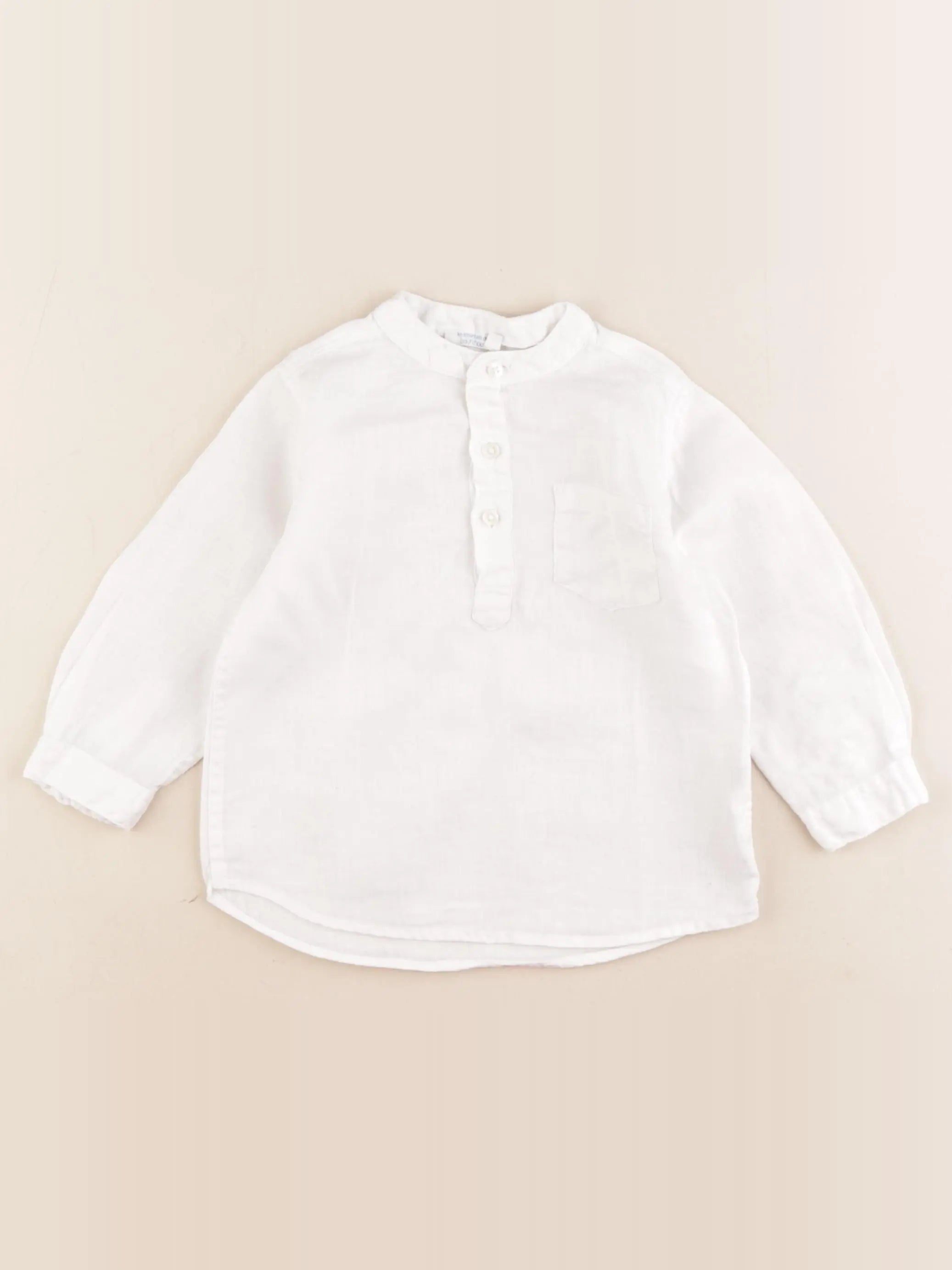Boutchou - chemise blanc - 18 mois