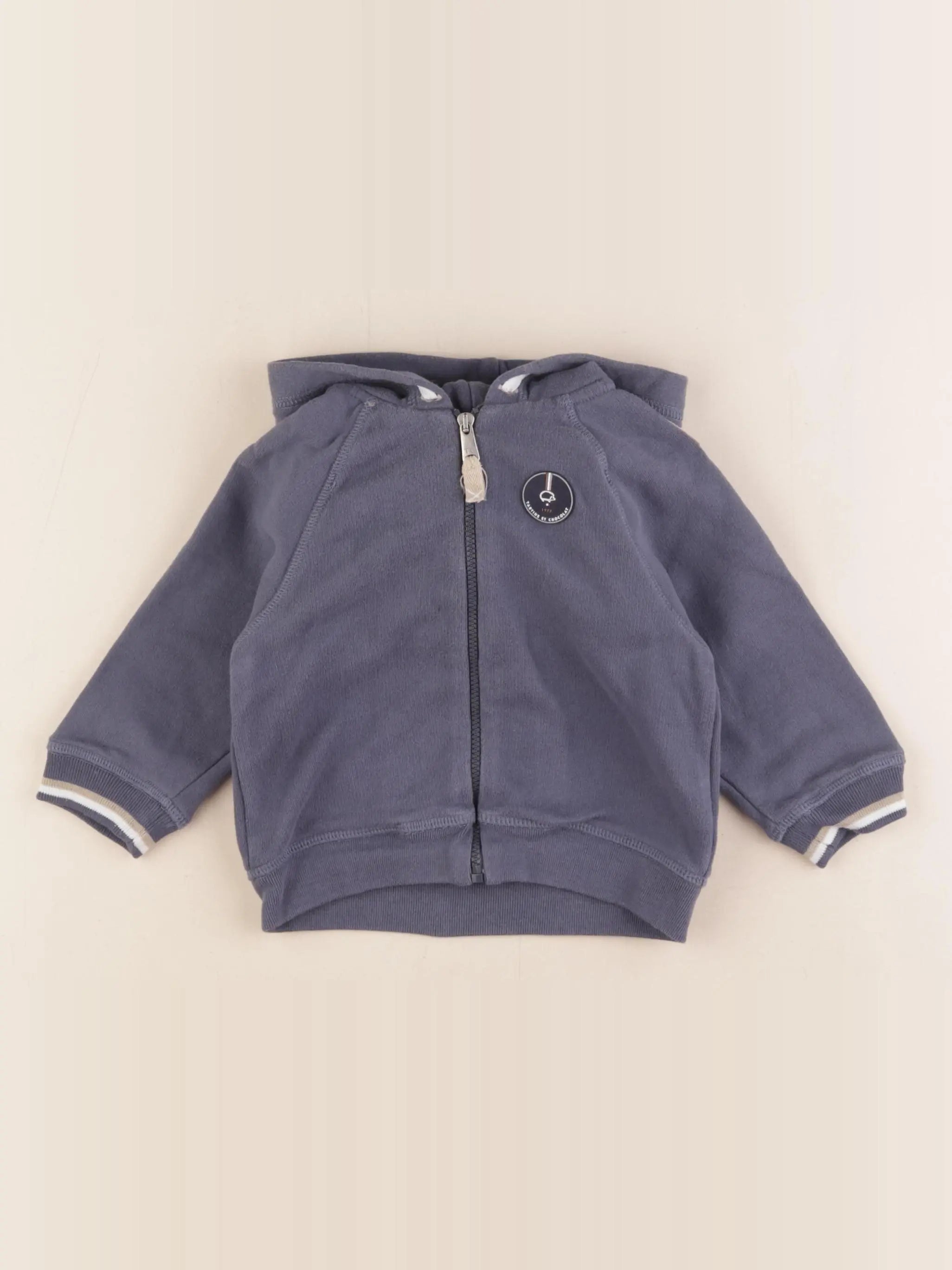 Tartine & Chocolat - sweat bleu - 1 an