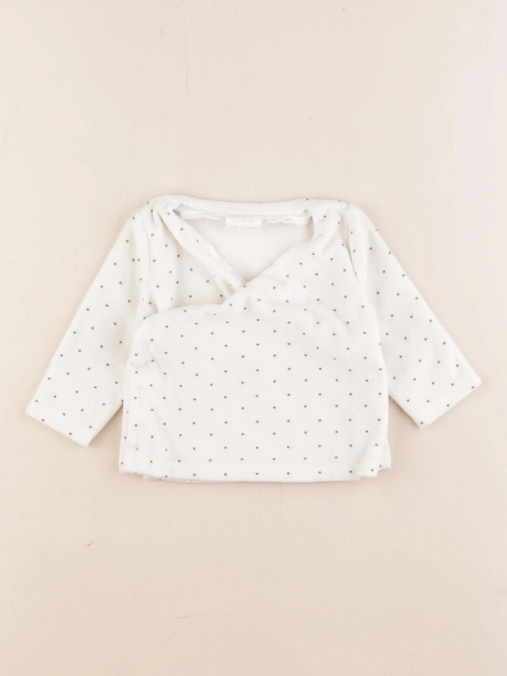 Natalys - sweat blanc - 3 mois