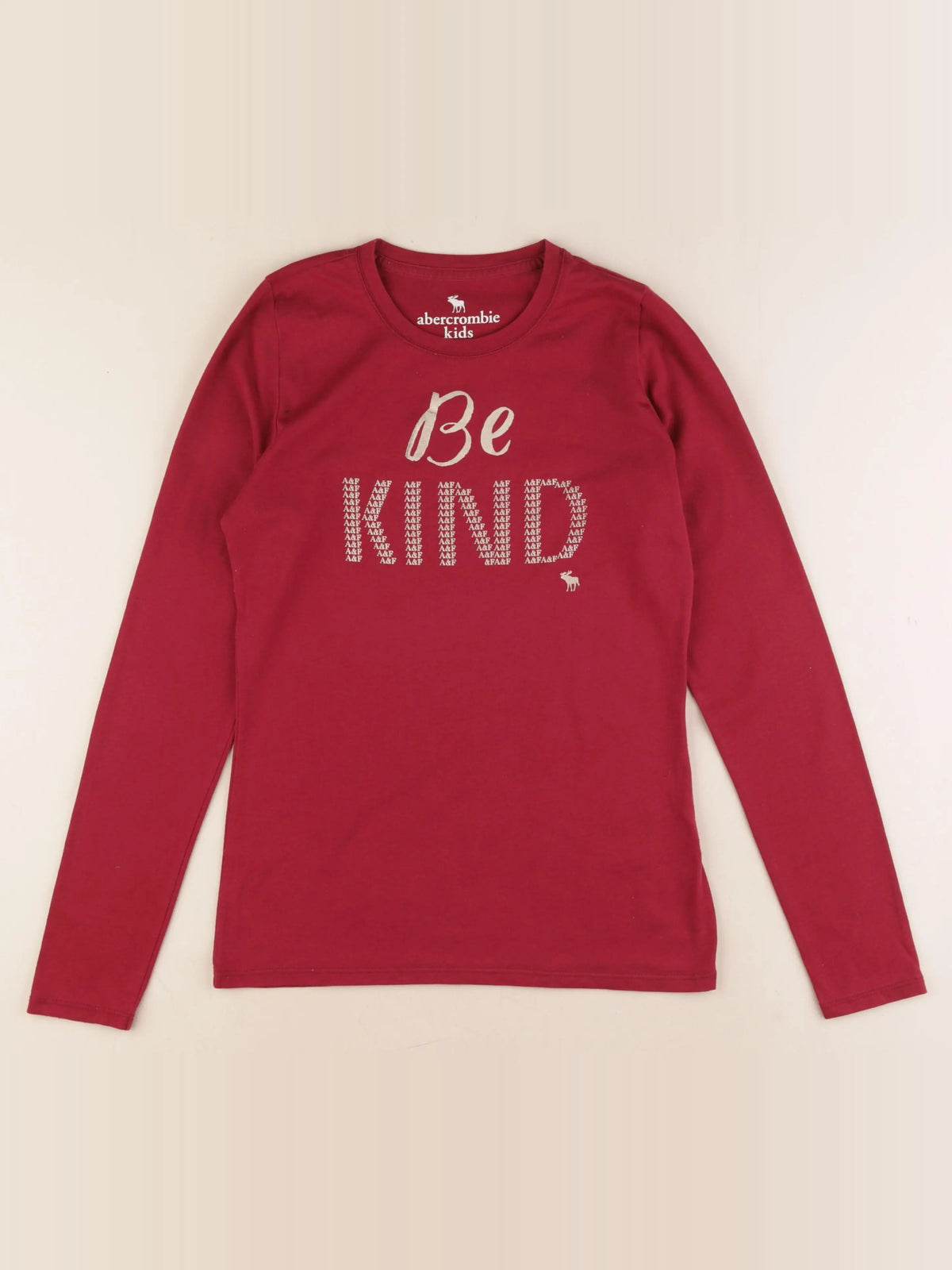 Abercrombie - tee-shirt rouge - 13/14 ans