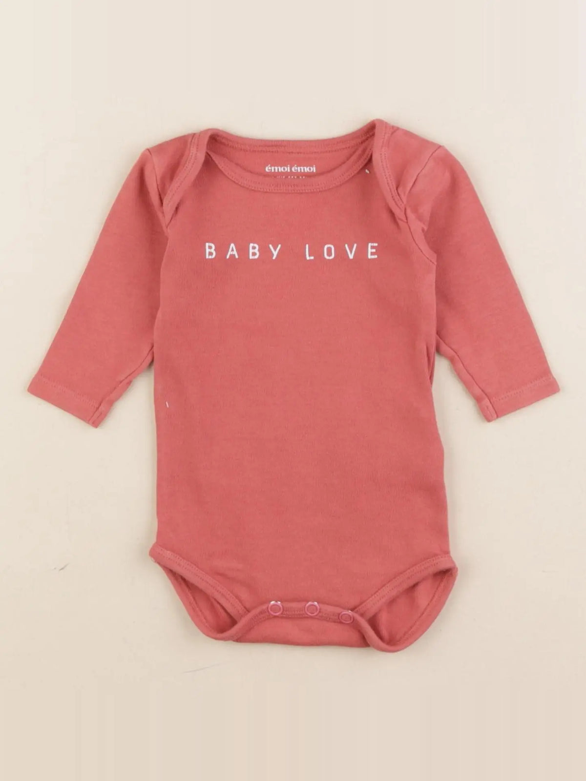 Emoi emoi - body rose - 3 mois