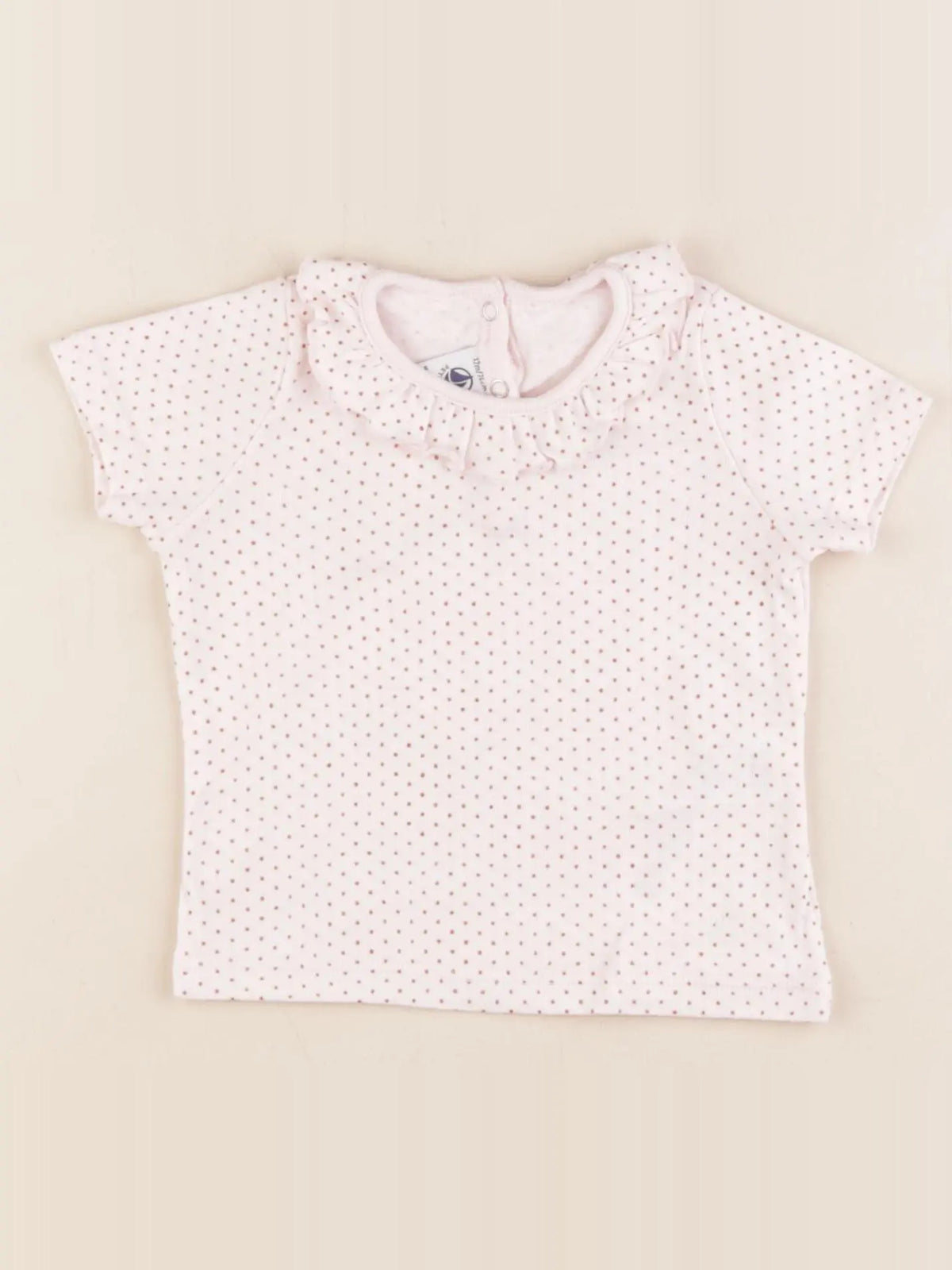 Petit Bateau - tee-shirt rose - 12 mois