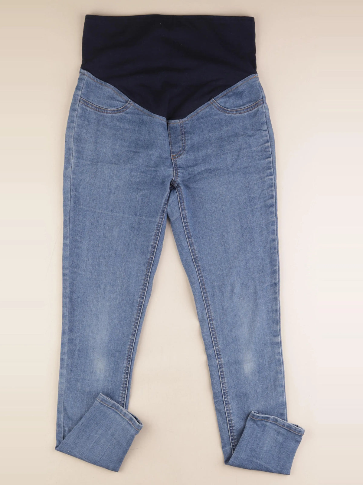 Vertbaudet - jean grossesse bleu - 38