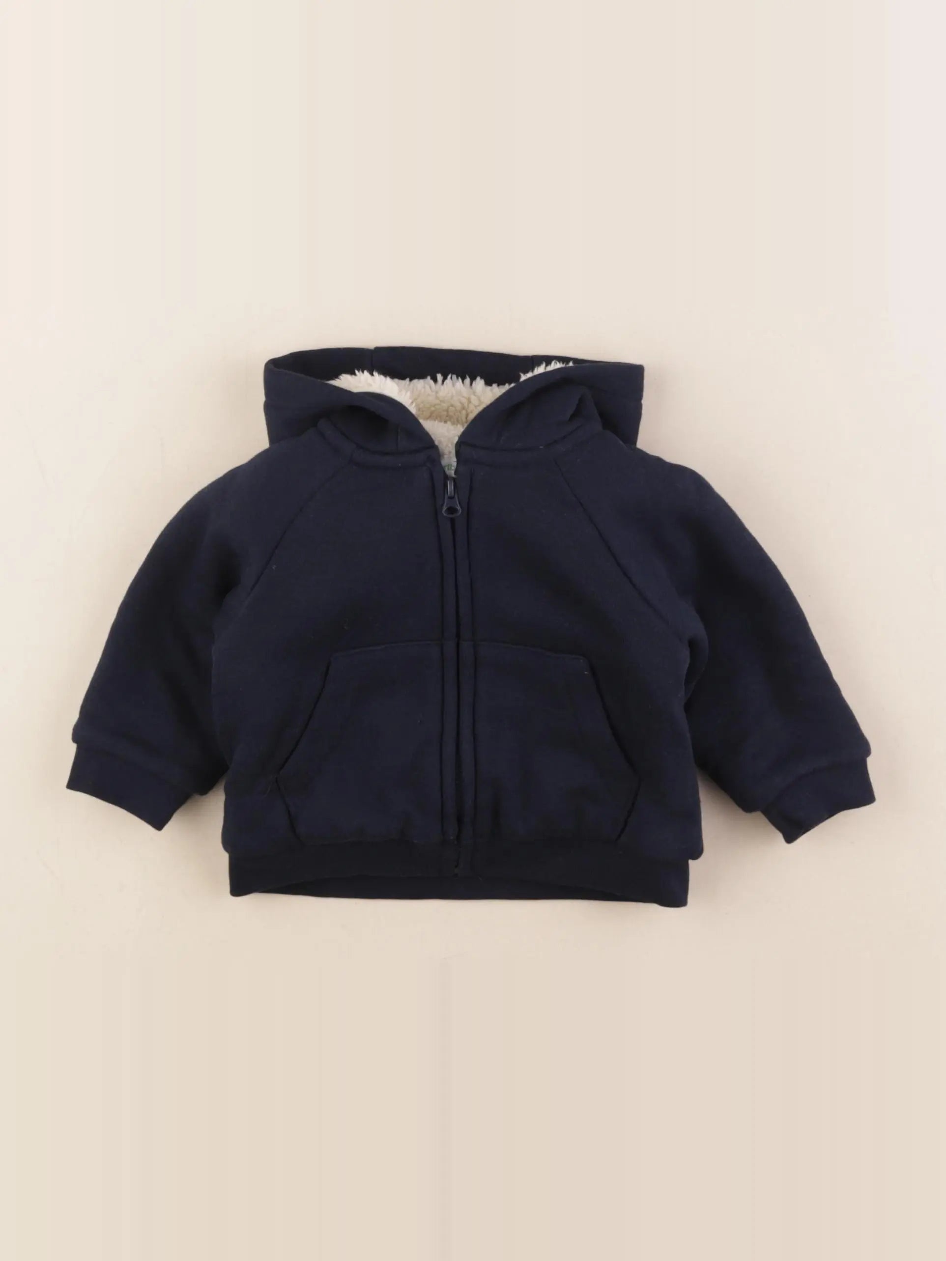 Vertbaudet - sweat bleu - 6 mois