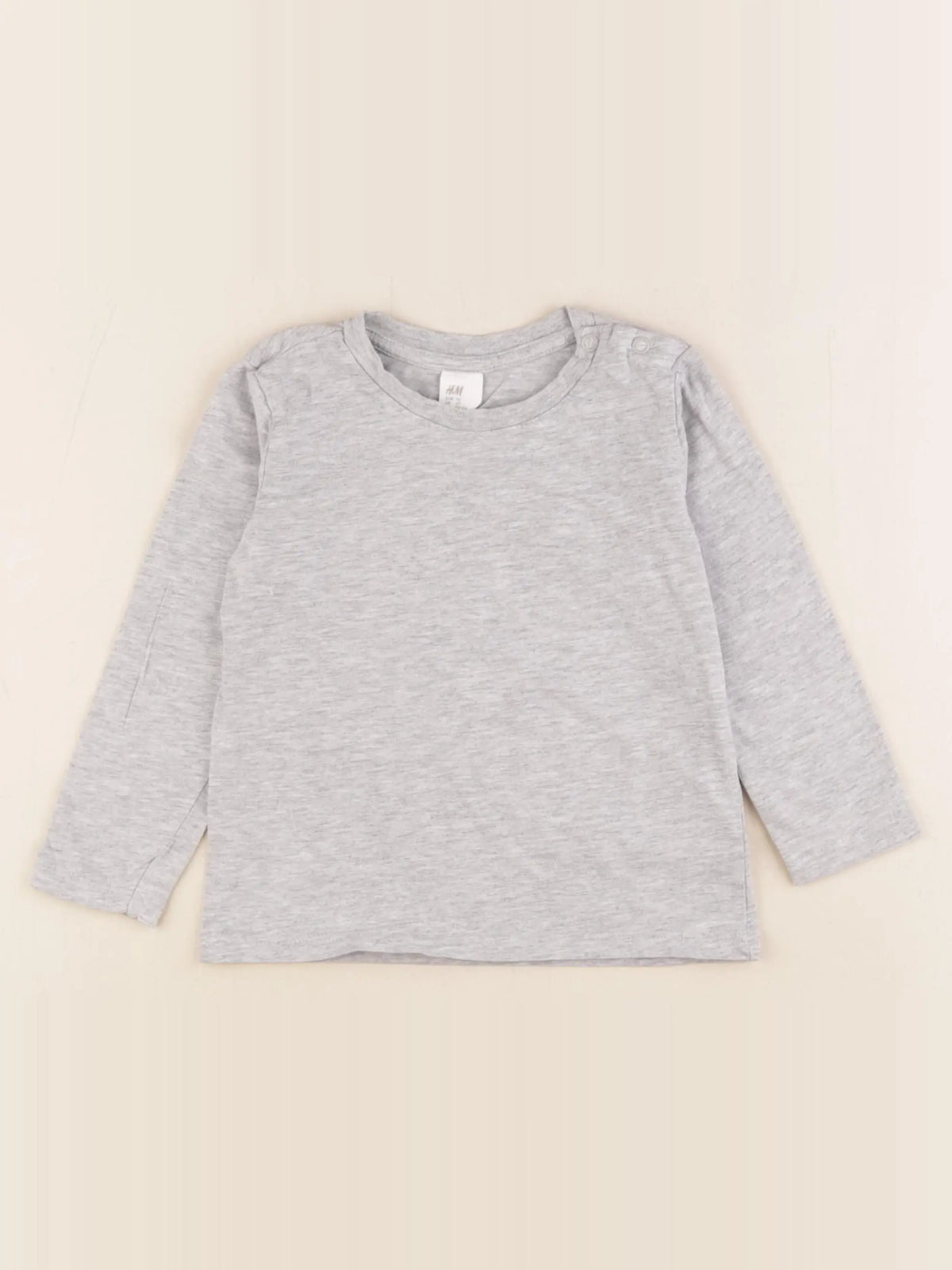H&M - tee-shirt gris - 18/24 mois