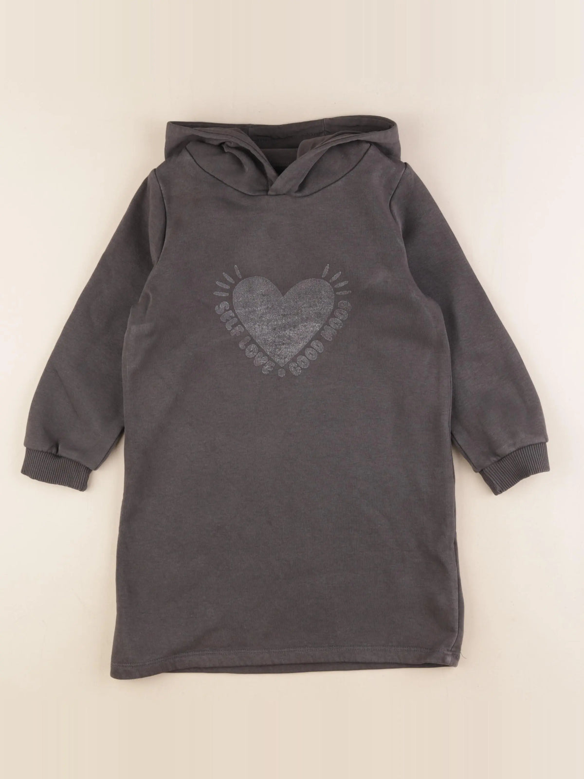 Vertbaudet - robe gris - 6 ans