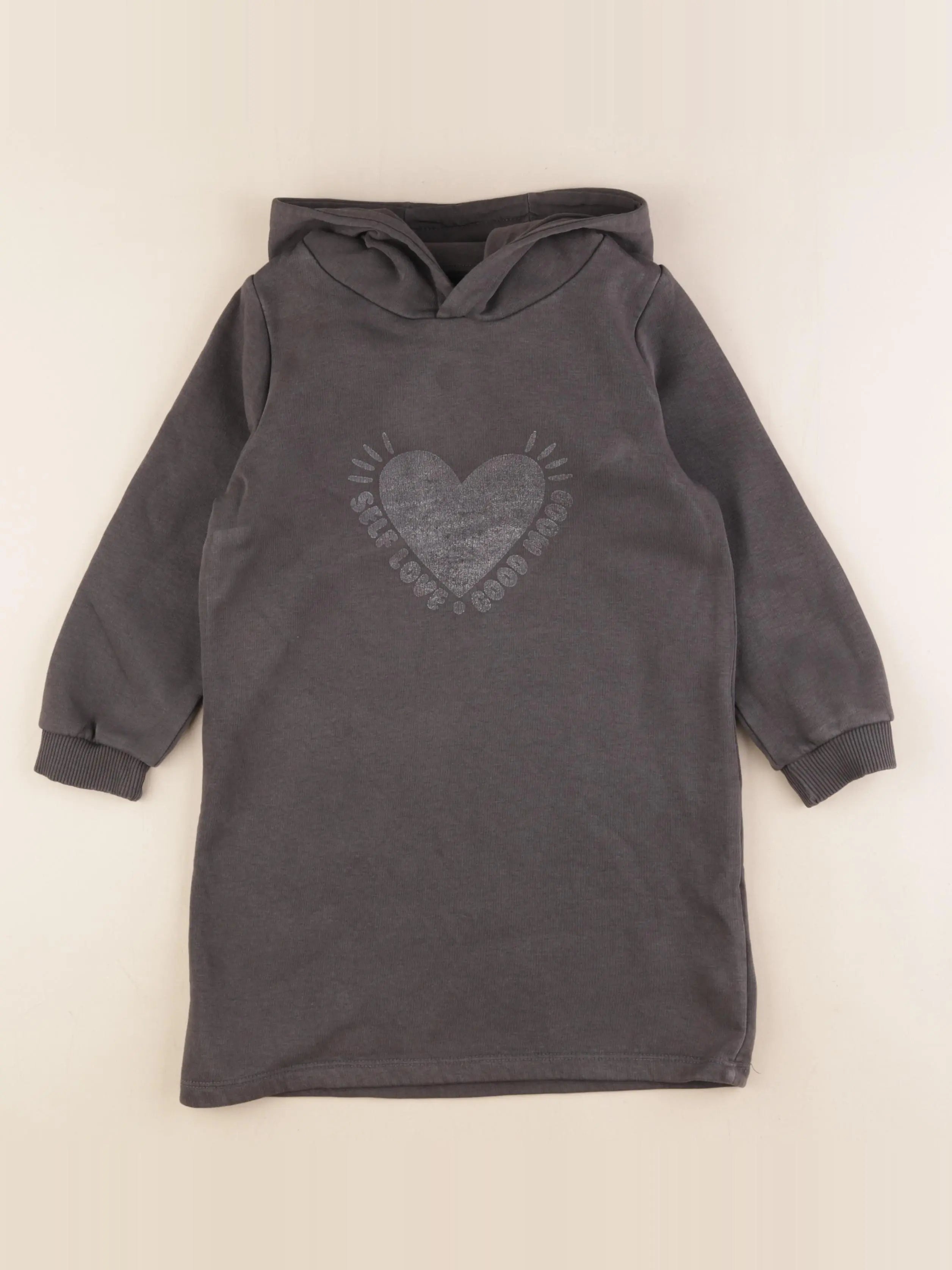Vertbaudet - robe gris - 6 ans