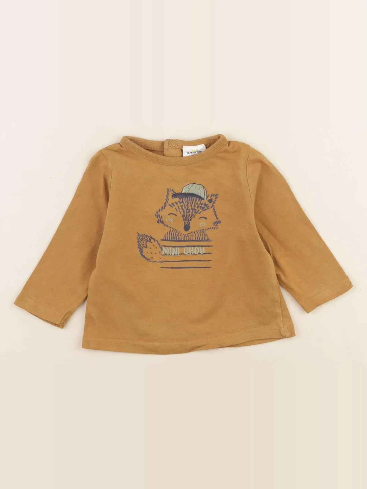 Tape à l'oeil - tee-shirt marron - 6 mois