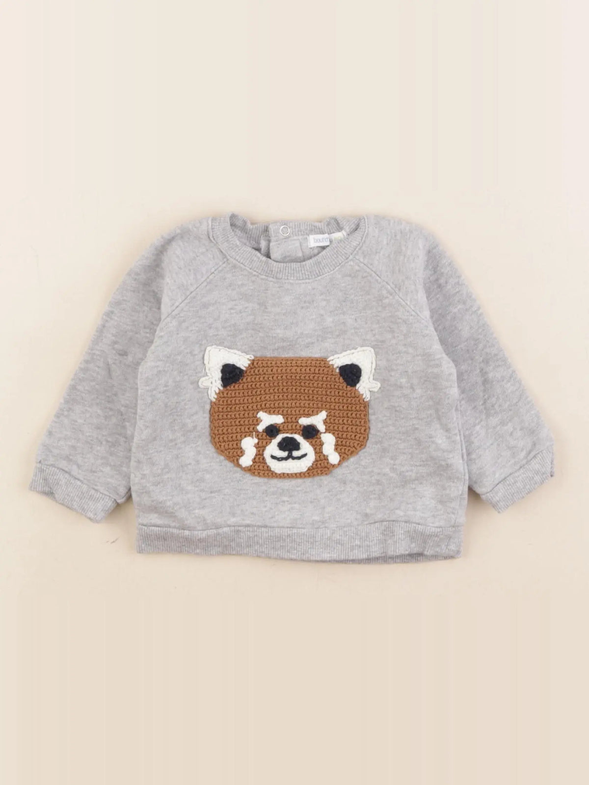 Boutchou - sweat gris - 6 mois