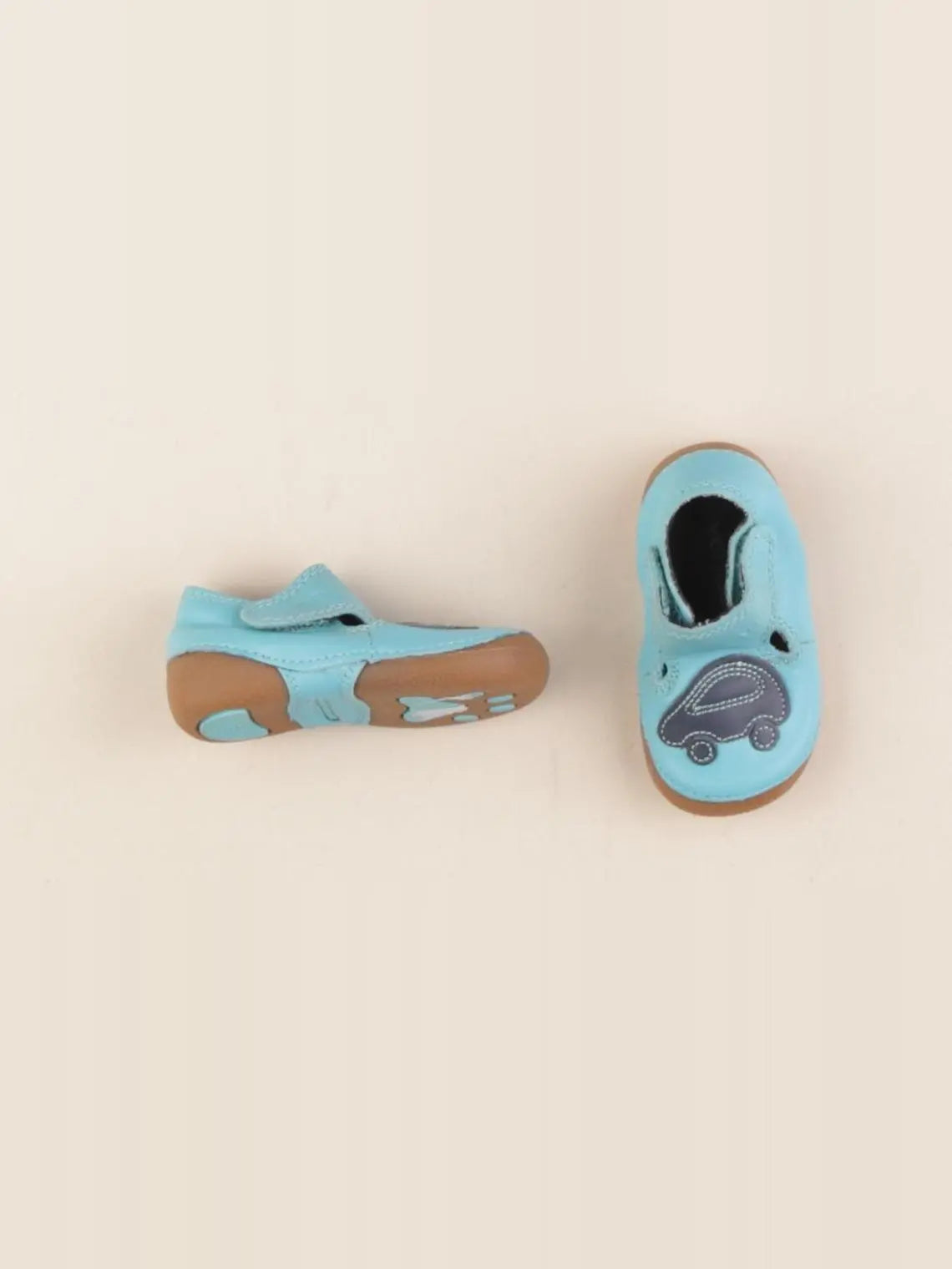 Vertbaudet - chaussons bleu - pointure 16