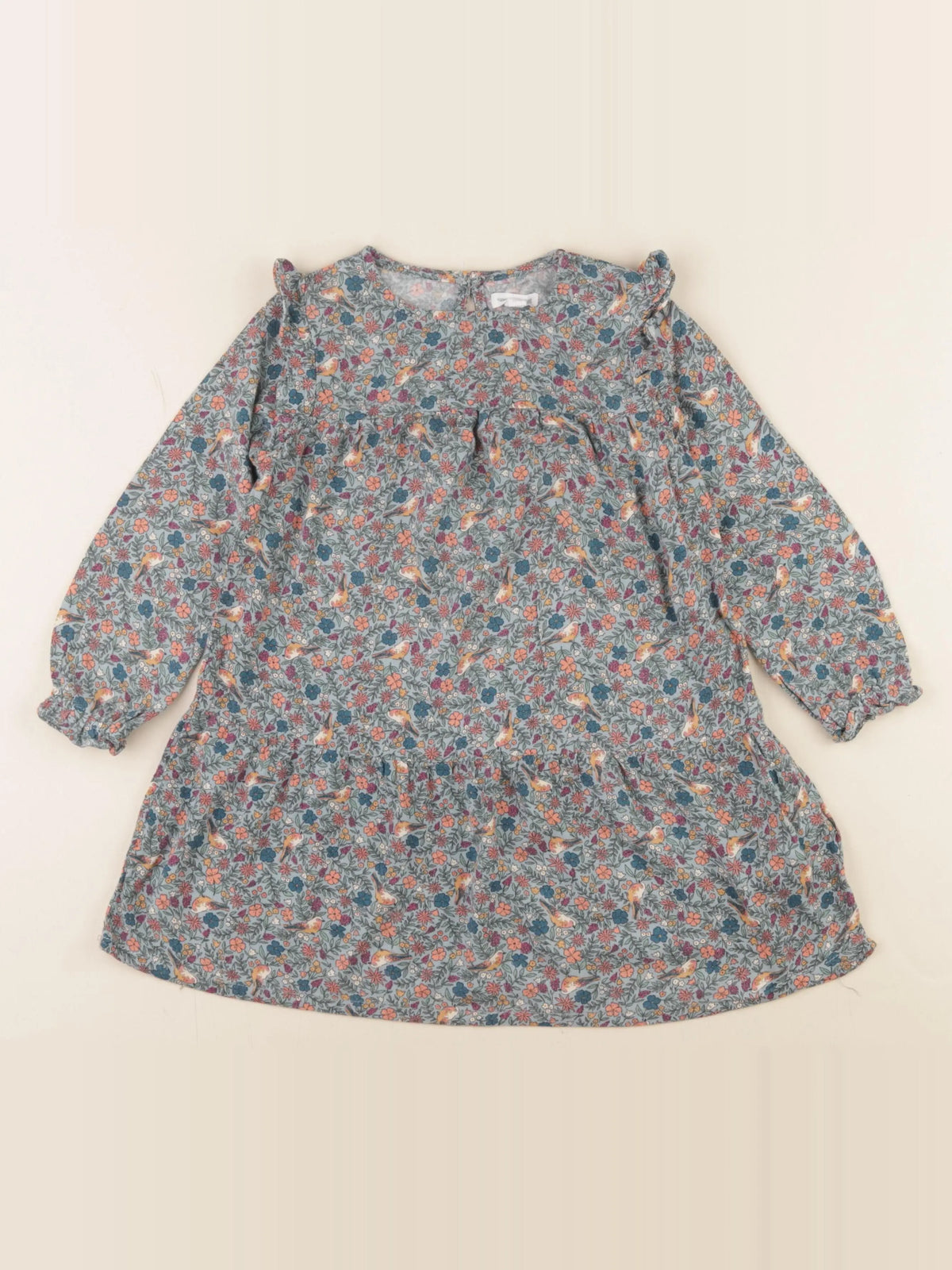 Vertbaudet - robe multicolore - 4 ans