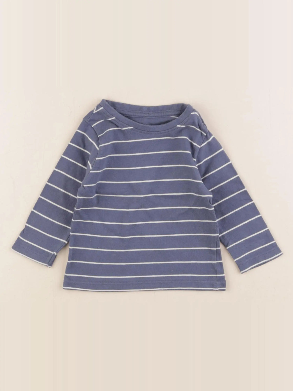 Vertbaudet - tee-shirt bleu - 6 mois