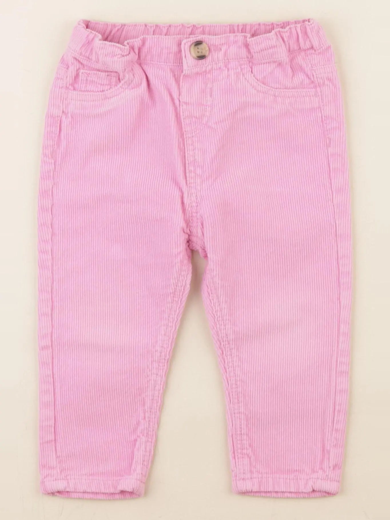 H&M - pantalon rose - 9/12 mois