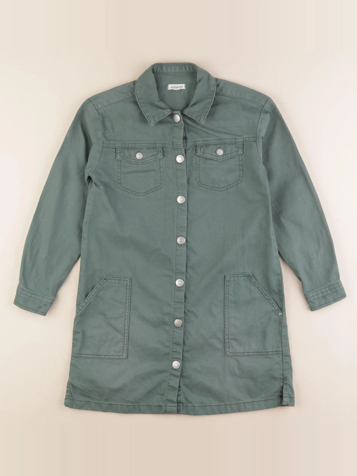 Vertbaudet - robe vert - 10 ans
