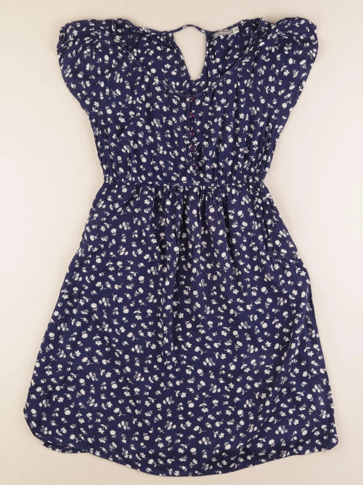 Vertbaudet - robe grossesse bleu - 34