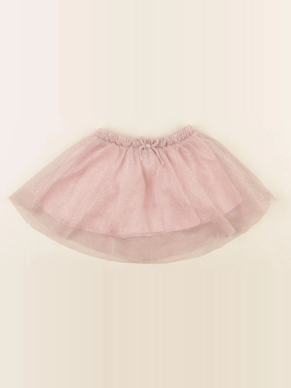 Zara - jupe rose, or - 12/18 mois