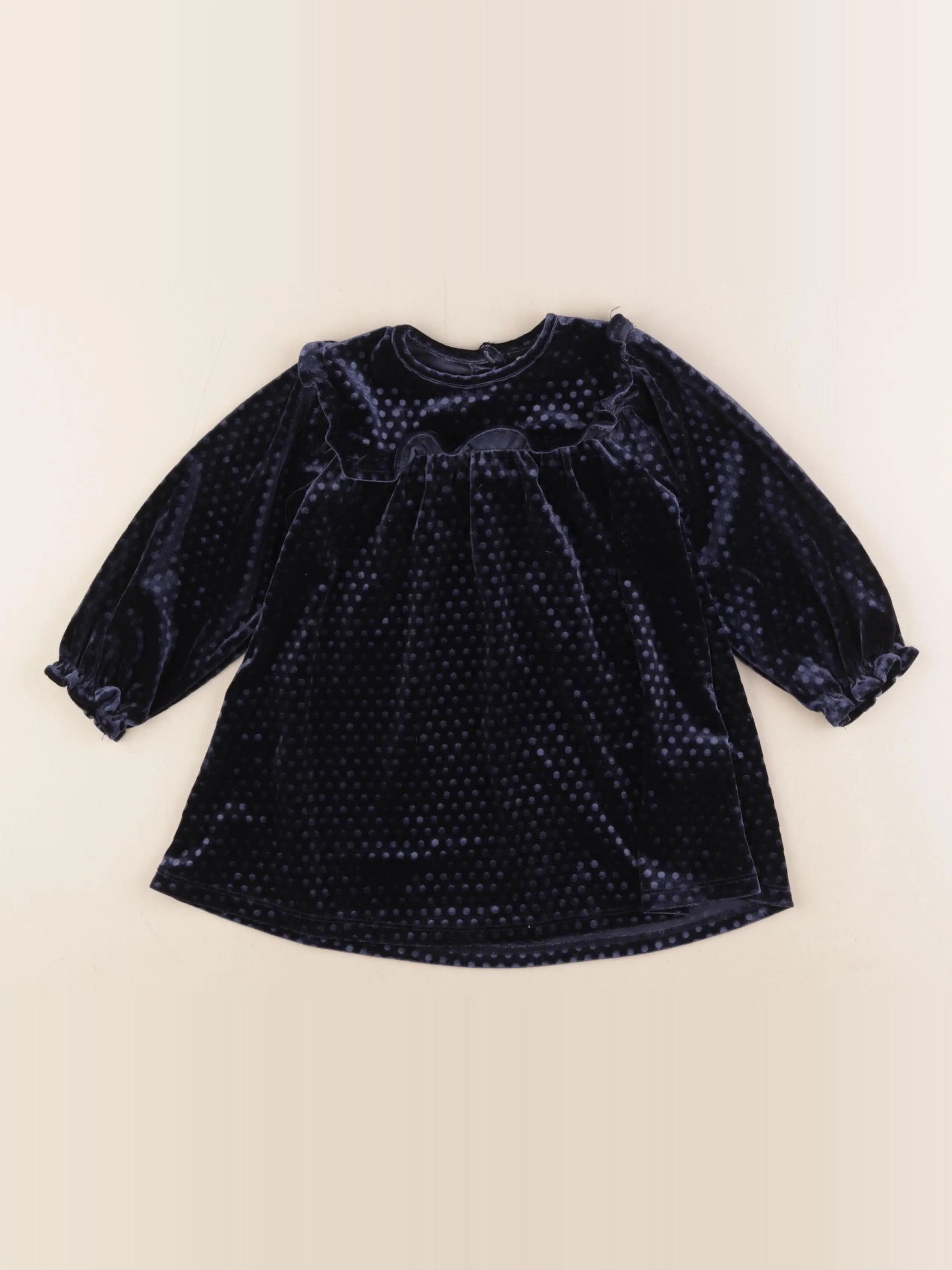 Vertbaudet - robe bleu - 18 mois