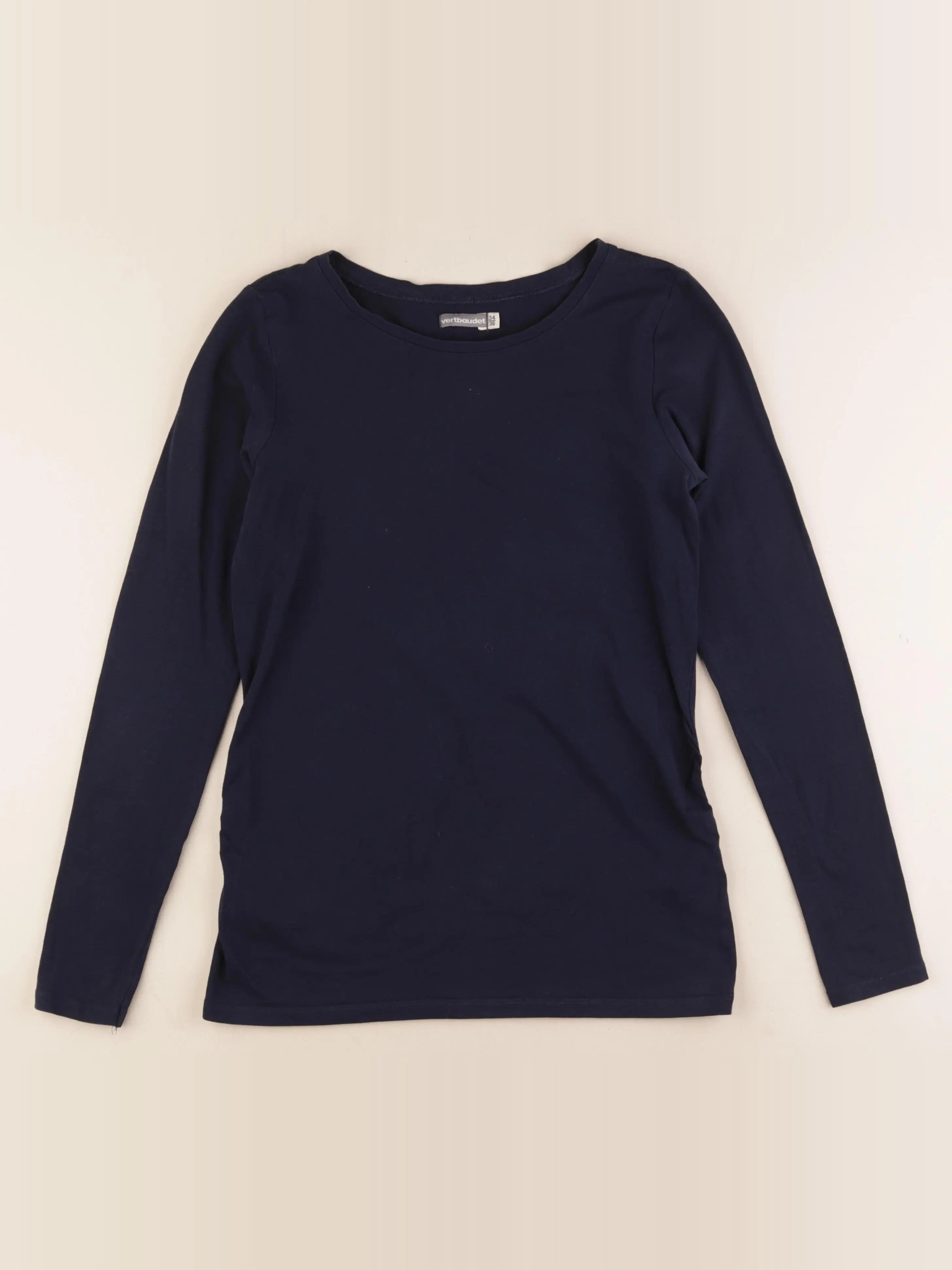 Vertbaudet - tee-shirt grossesse bleu - 34 à 36