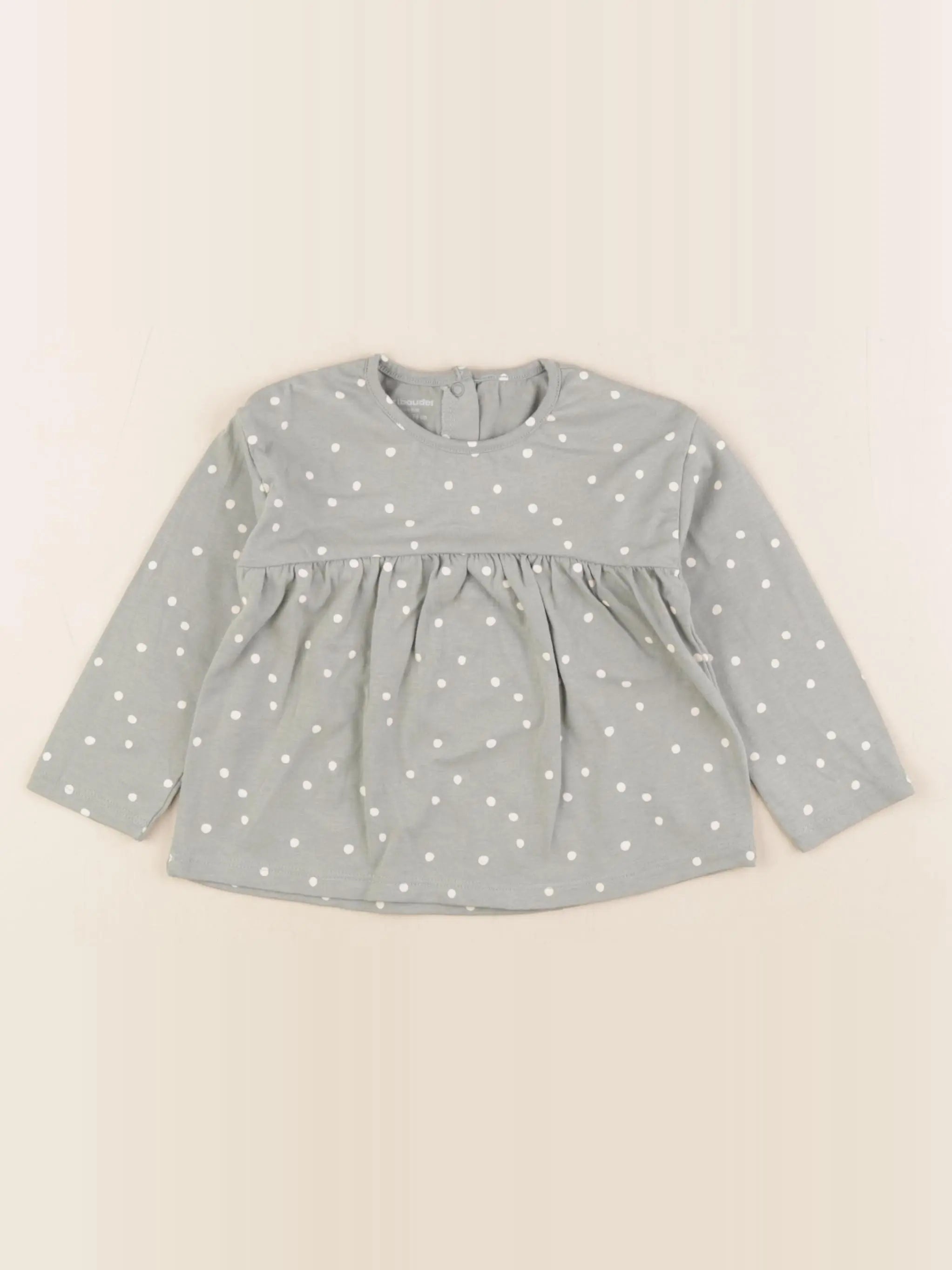 Vertbaudet - tee-shirt vert - 12 mois