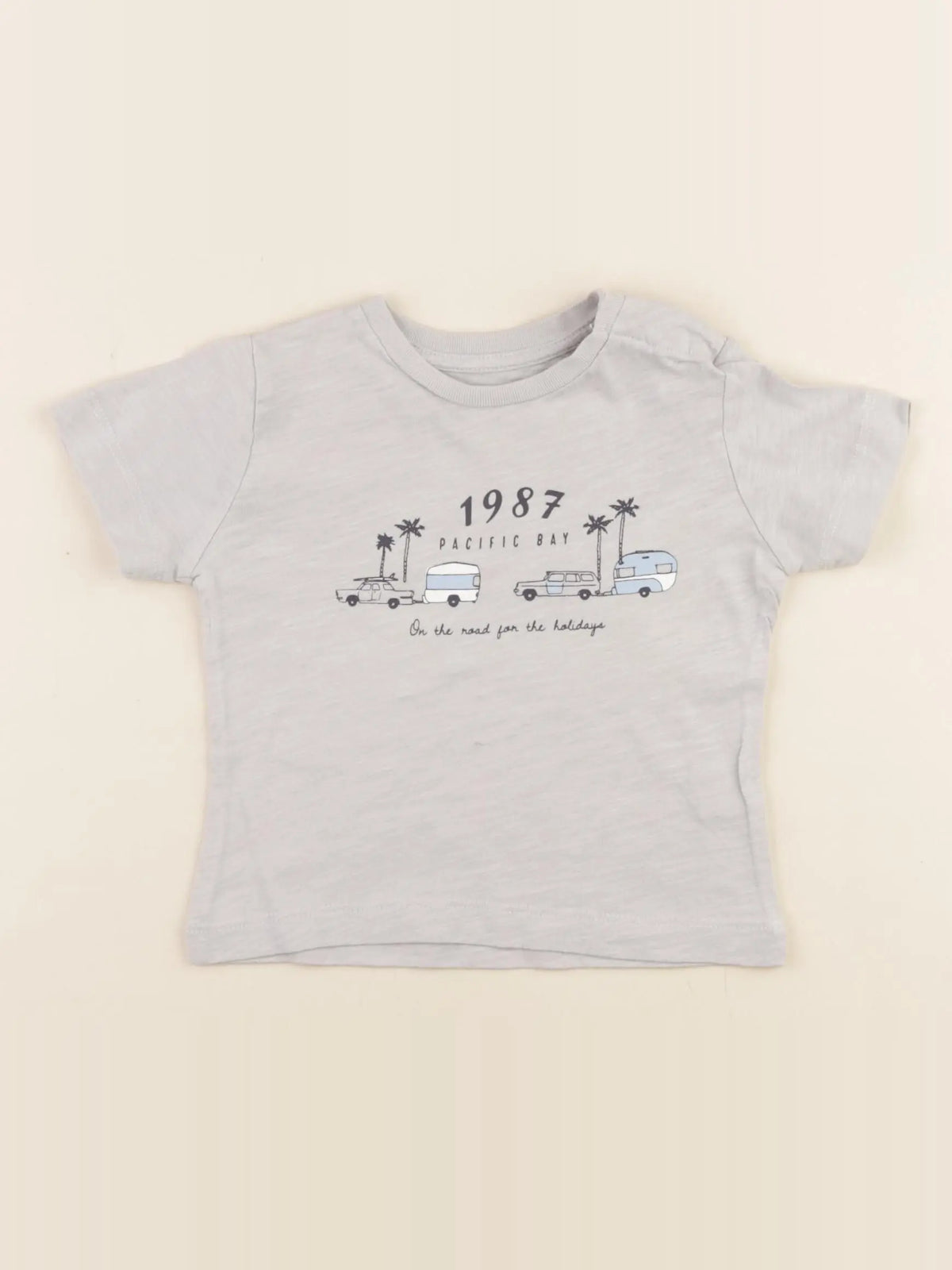 Boutchou - tee-shirt gris - 9 mois