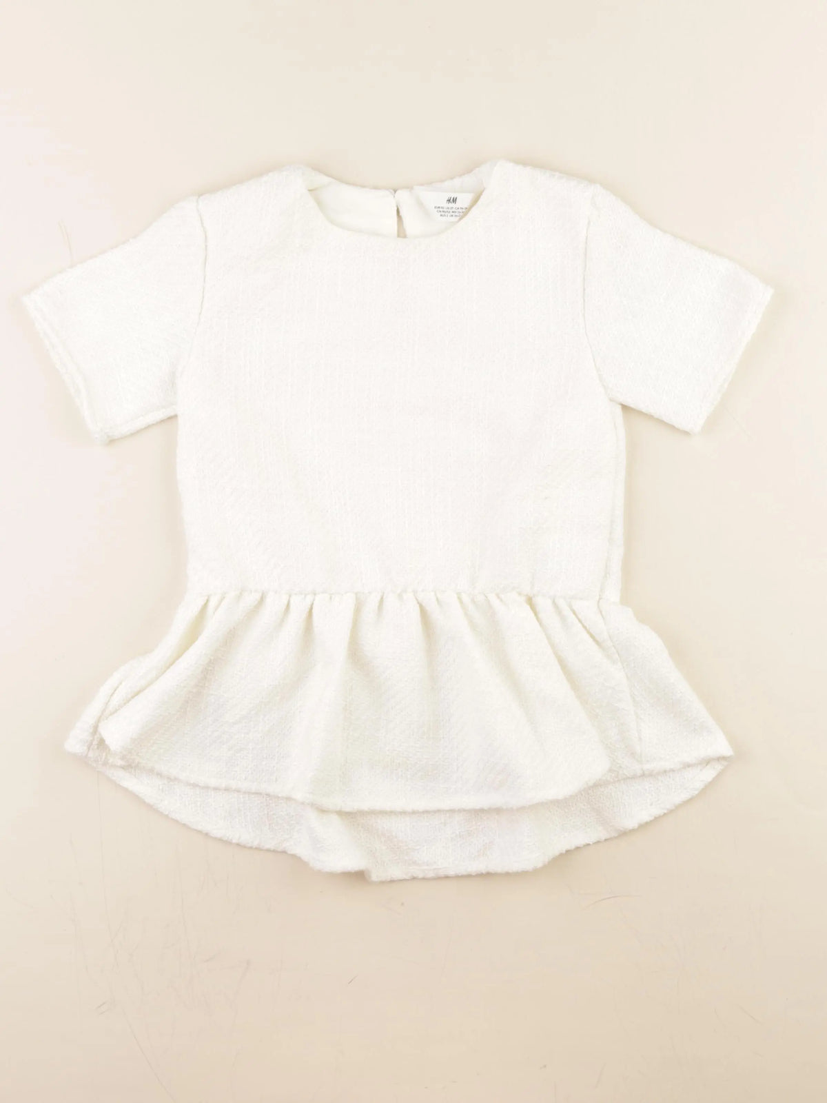 H&M - robe blanc - 18/24 mois