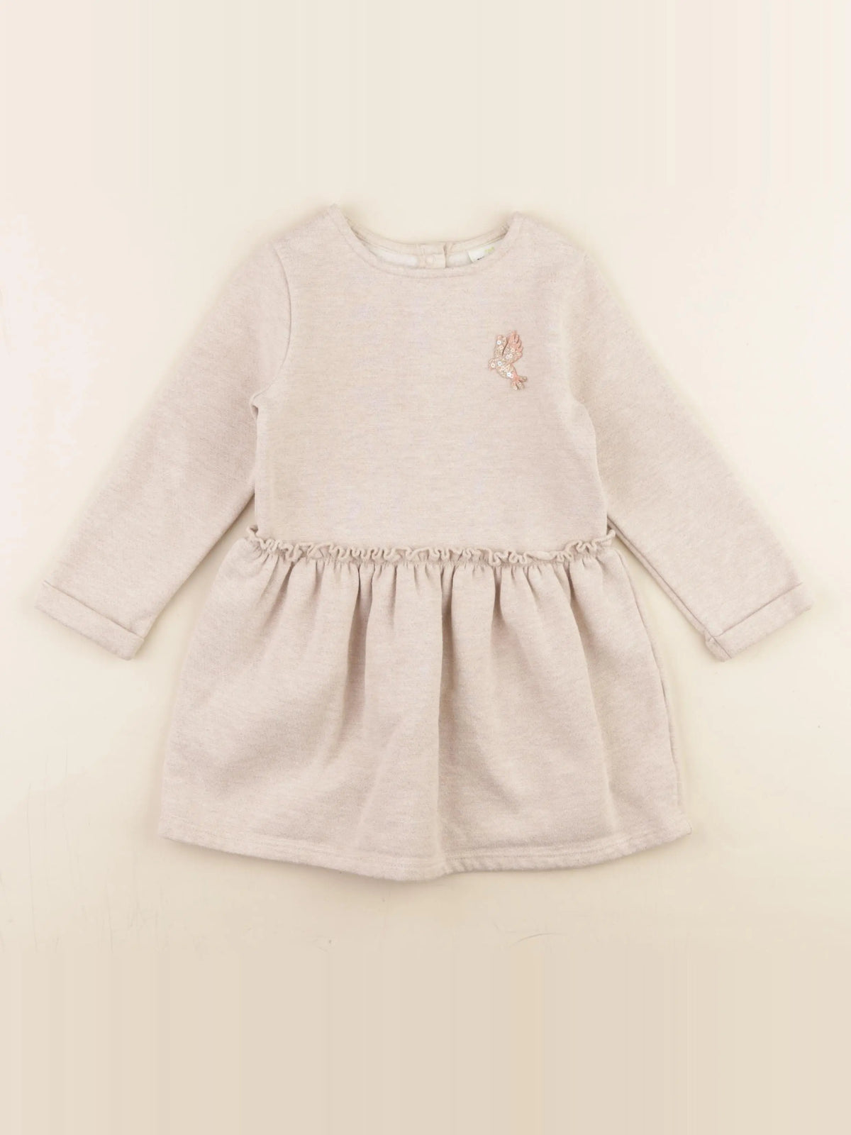 Tape à l'oeil - robe beige - 24 mois