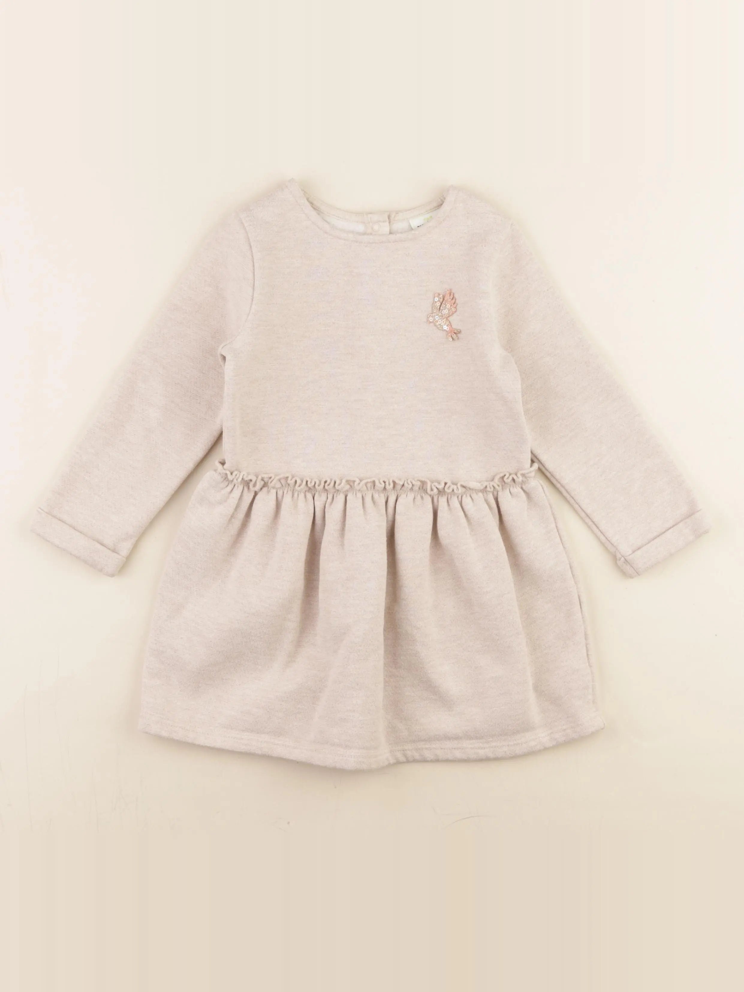 Tape à l'oeil - robe beige - 24 mois