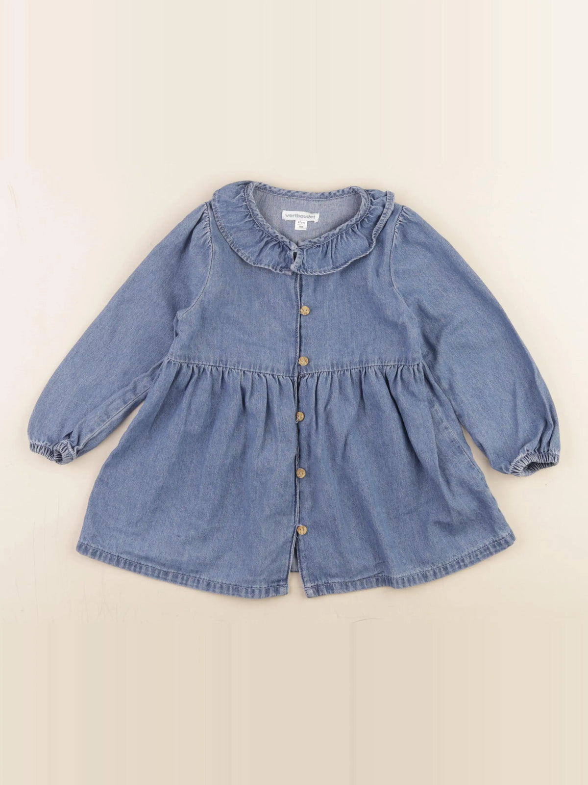 Vertbaudet - robe bleu - 36 mois