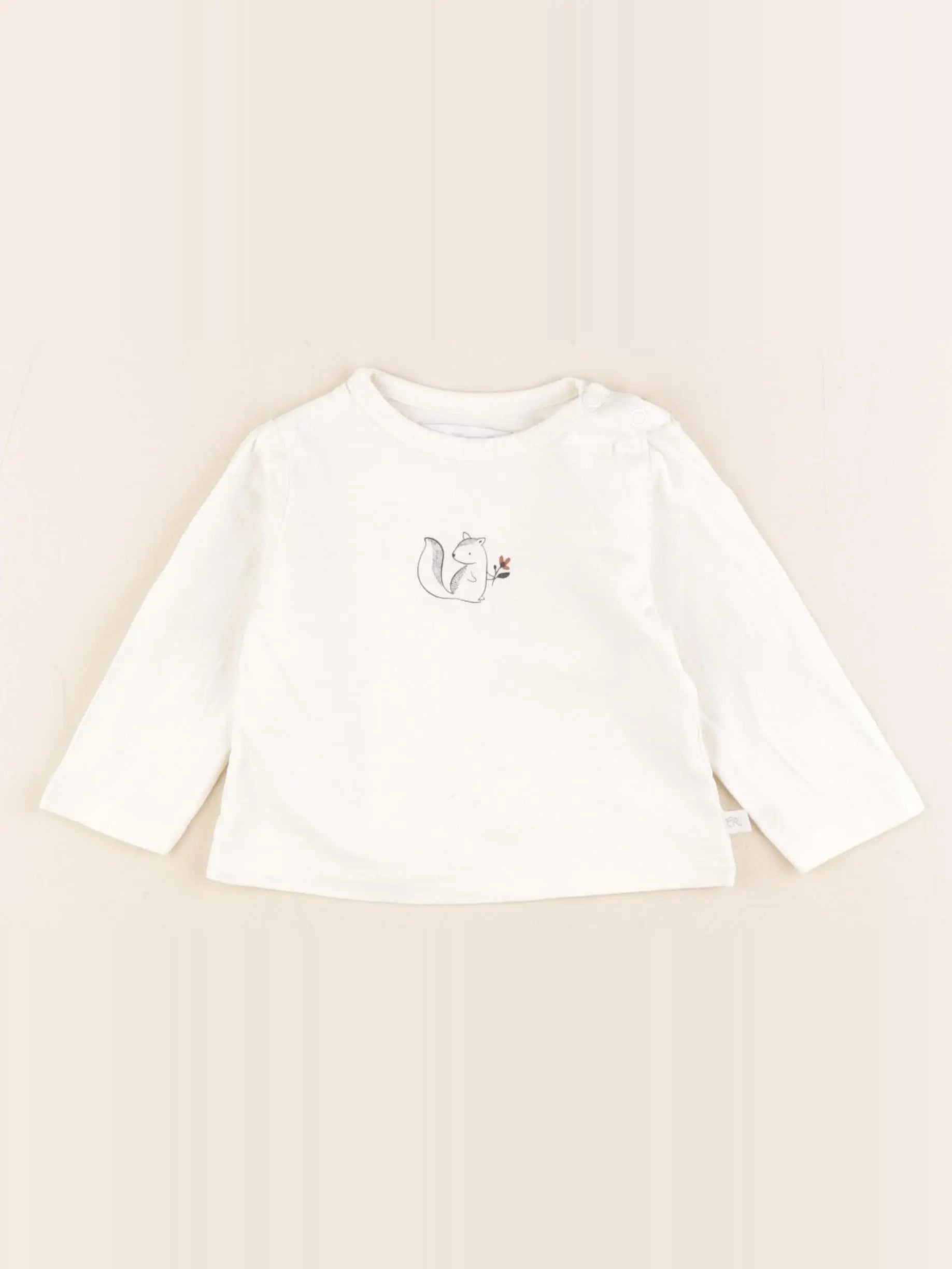 Cadet Rousselle - tee-shirt blanc - 6 mois