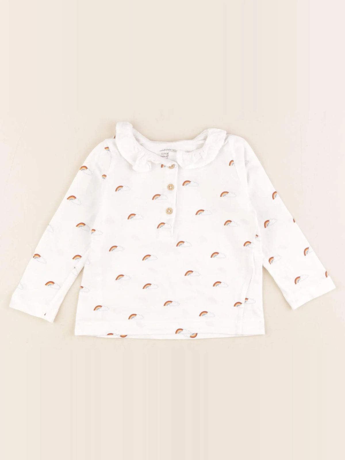 Boutchou - tee-shirt blanc - 12 mois