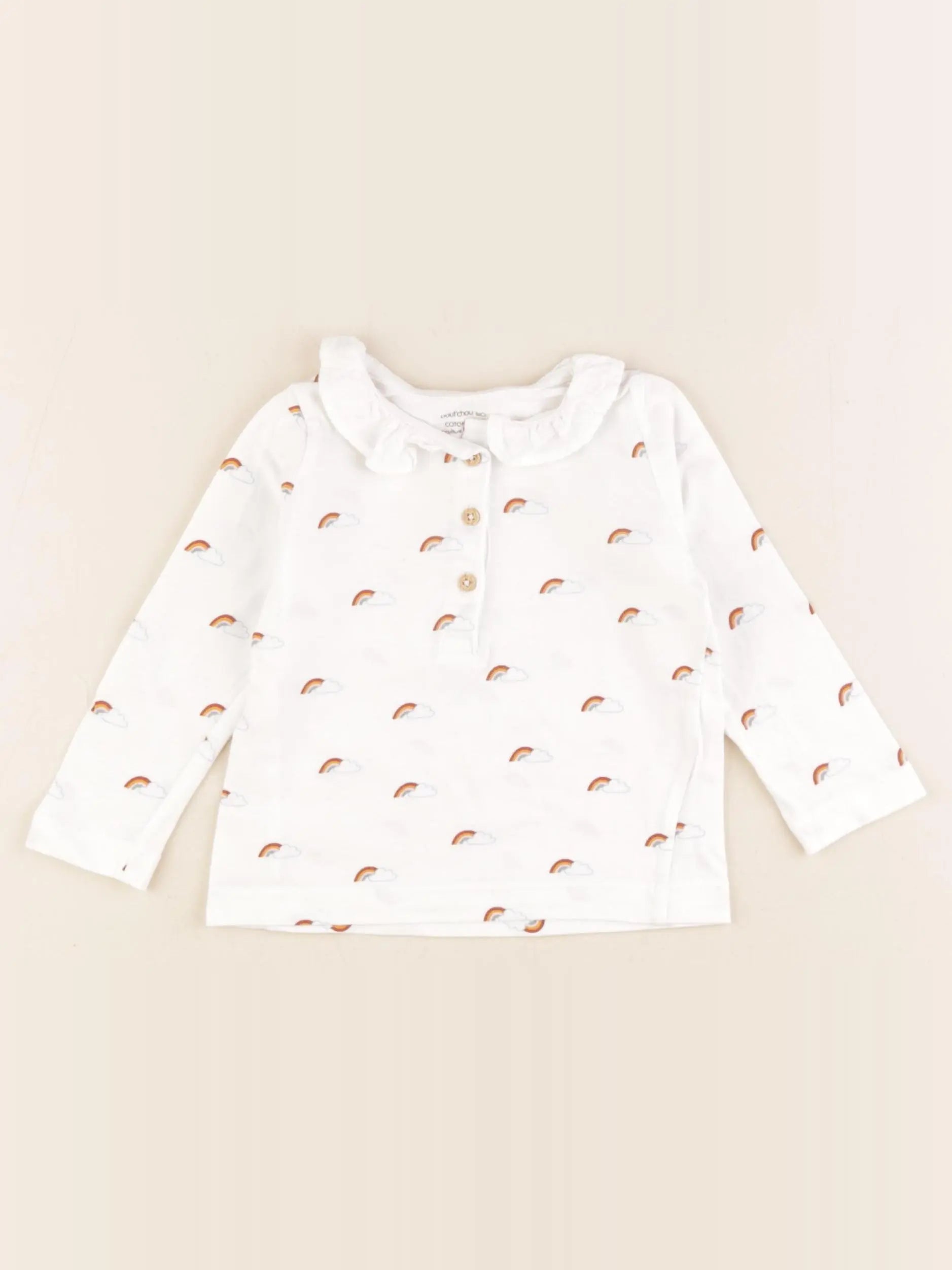 Boutchou - tee-shirt blanc - 12 mois