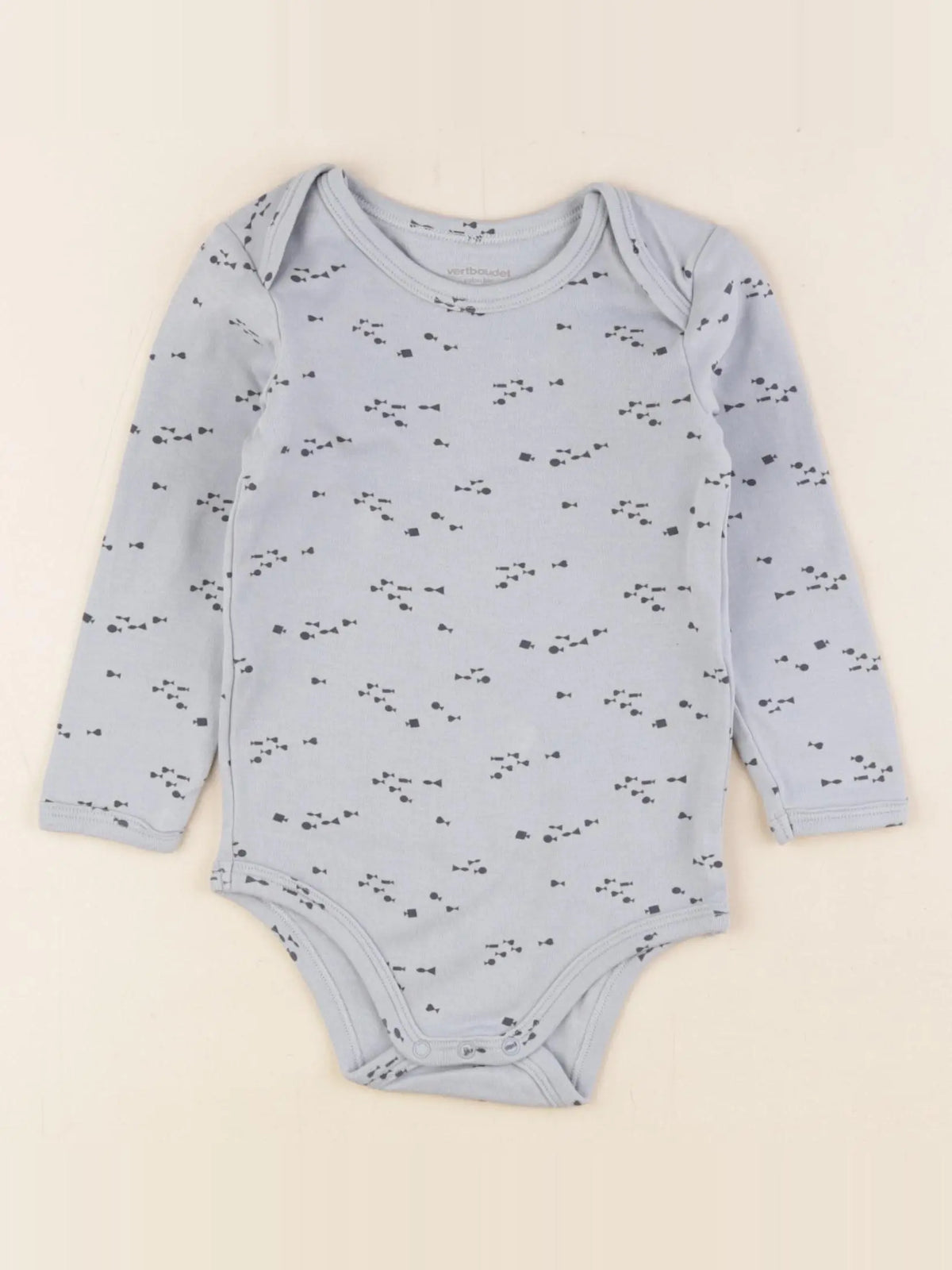 Vertbaudet - body bleu - 24 mois