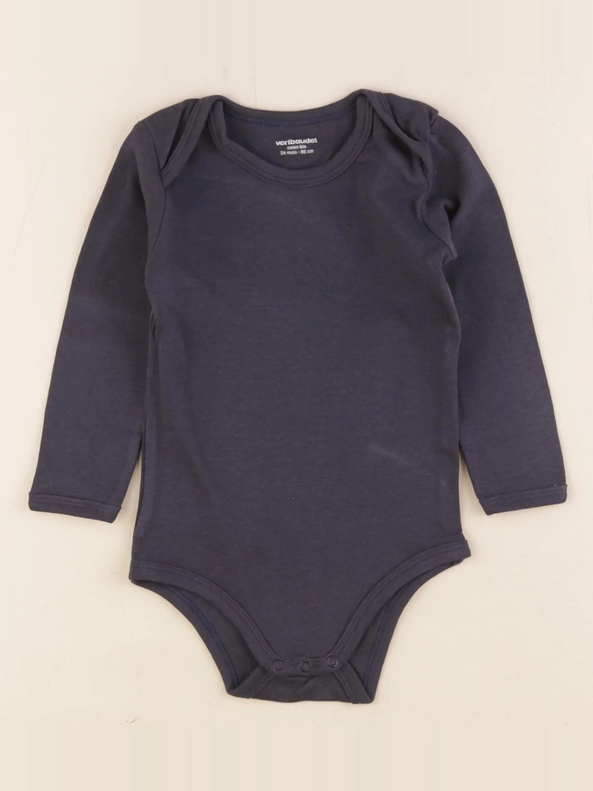 Vertbaudet - body bleu - 24 mois