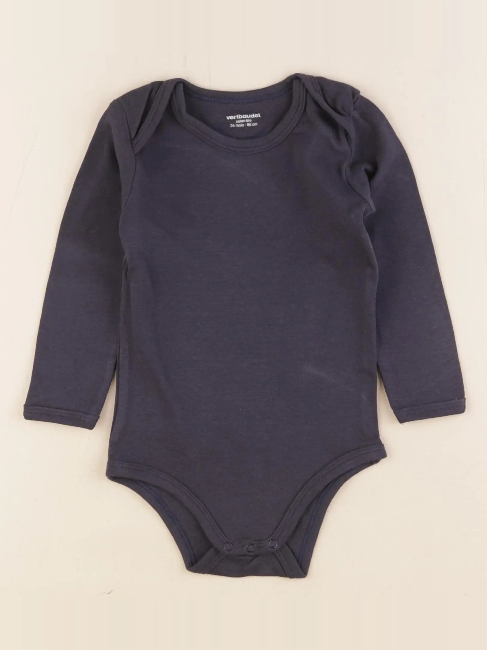 Vertbaudet - body bleu - 24 mois