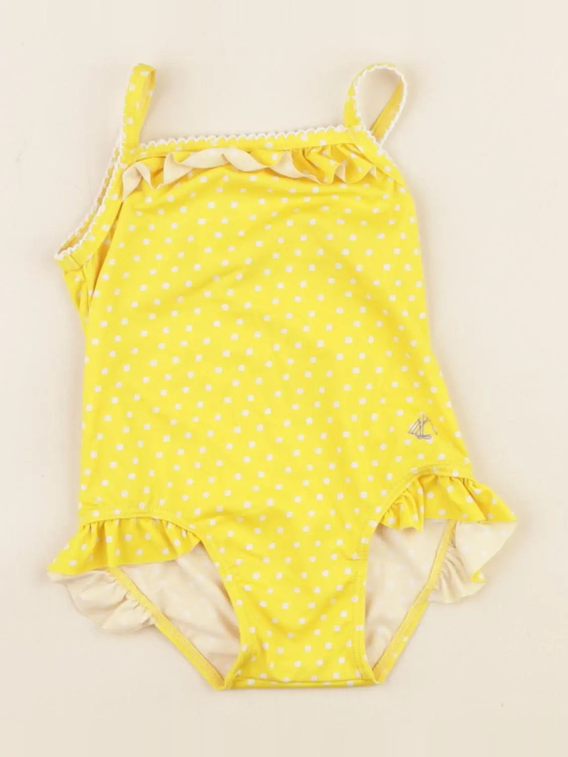 Petit Bateau - maillot de bain jaune - 6 mois