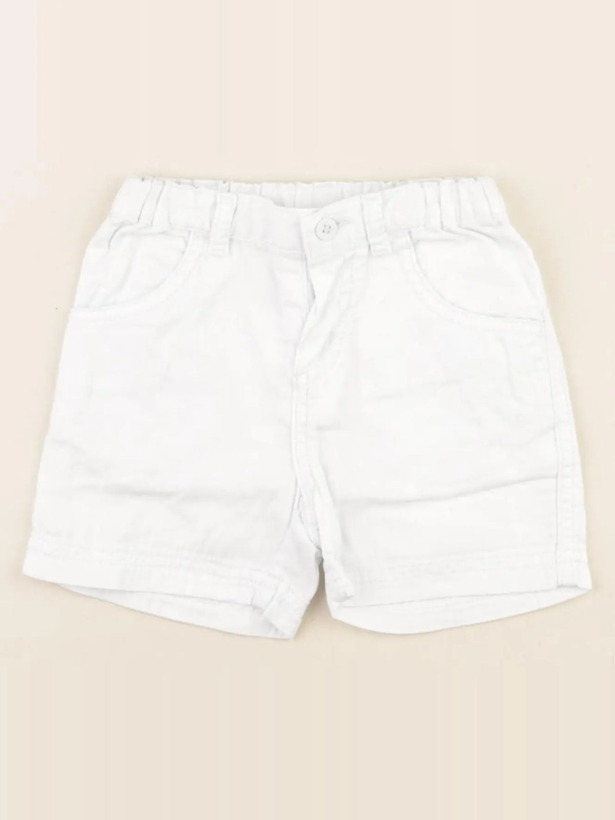 Petit Bateau - short bleu - 6 mois