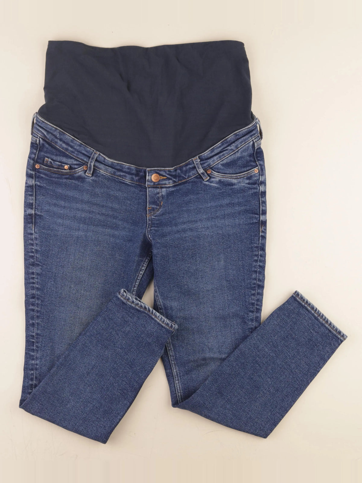 H&M - jean grossesse bleu - m