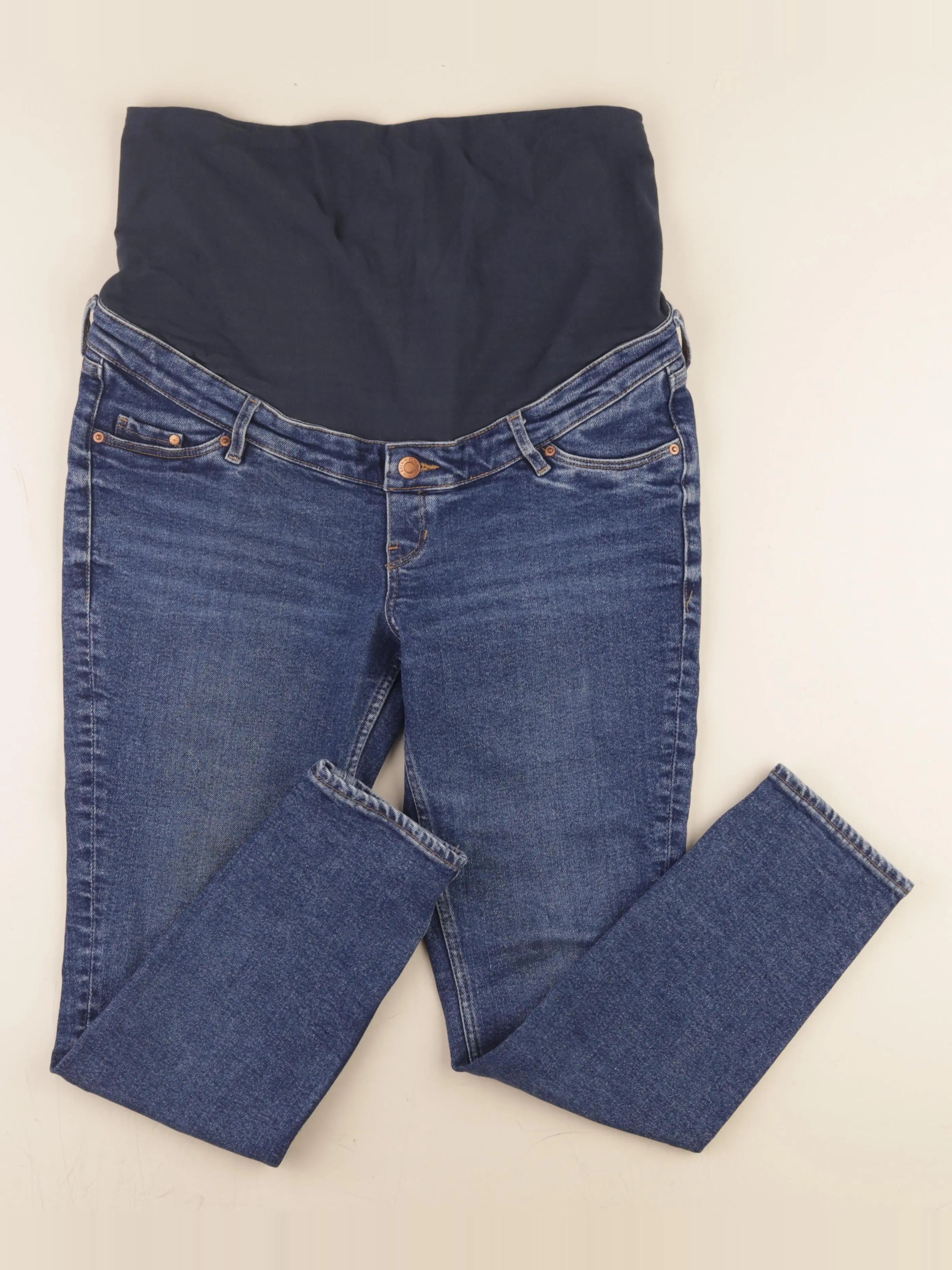 H&M - jean grossesse bleu - m