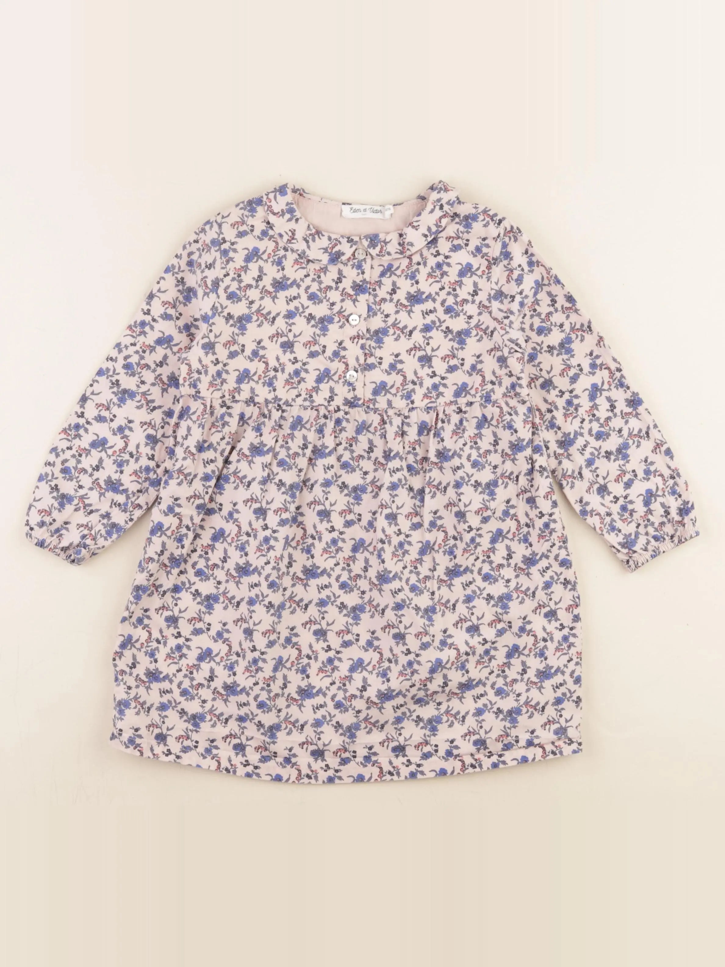 Eden & Victor - robe rose - 3 ans