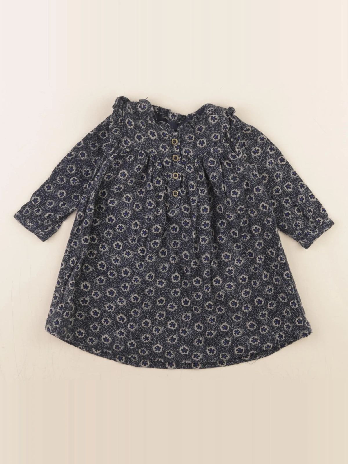 Boutchou - robe bleu - 6 mois
